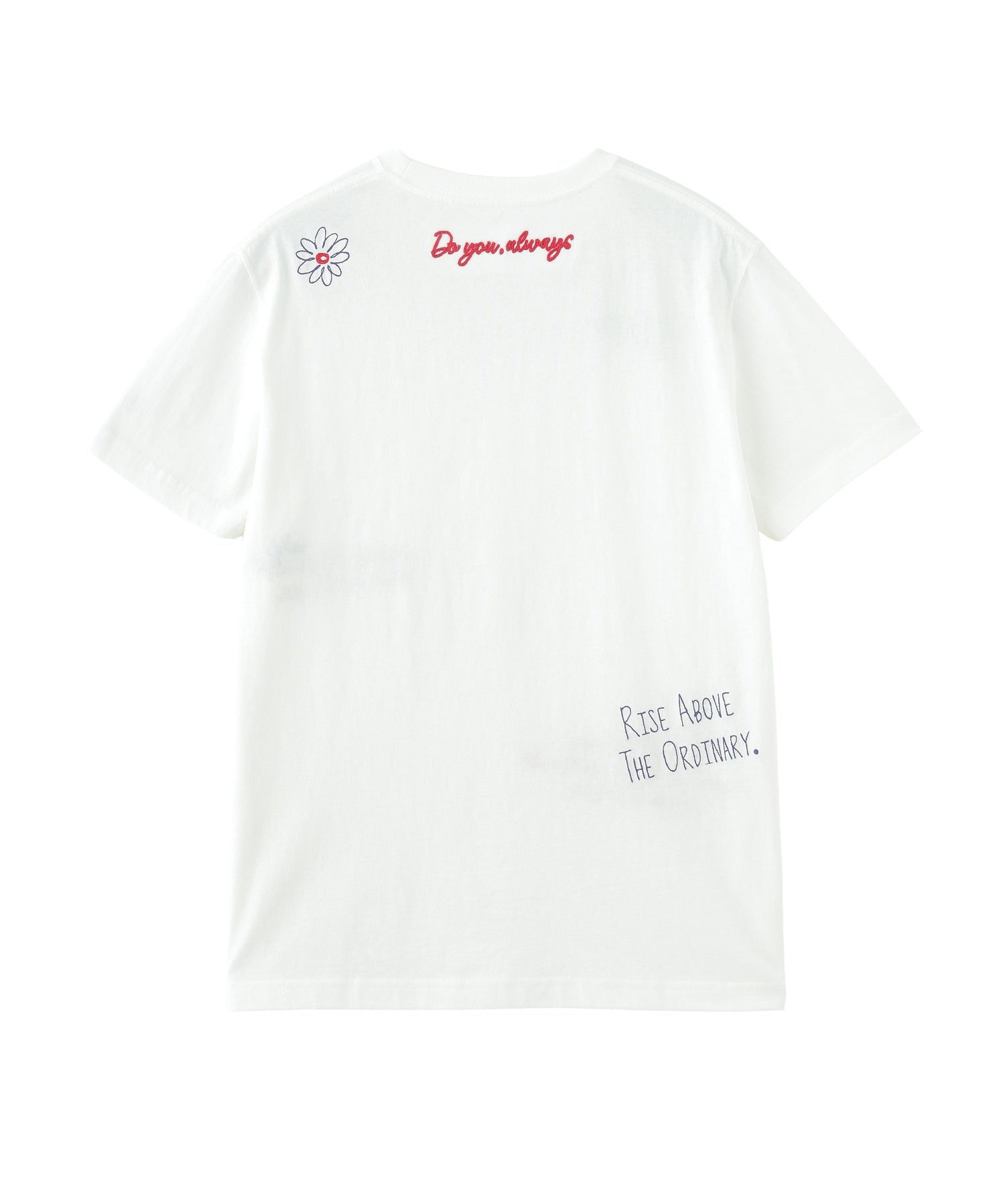 FREEHAND LIKE EMBROIDERY S/S TEE