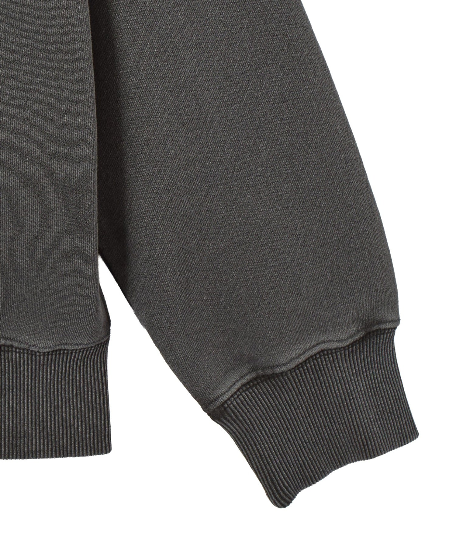 FADED LOGO PRINT ZIP UP SWEAT HOODIE