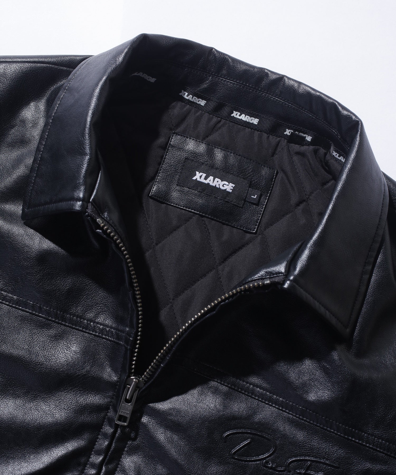 XLARGE×DexFilmz FAUX LEATHER JACKET