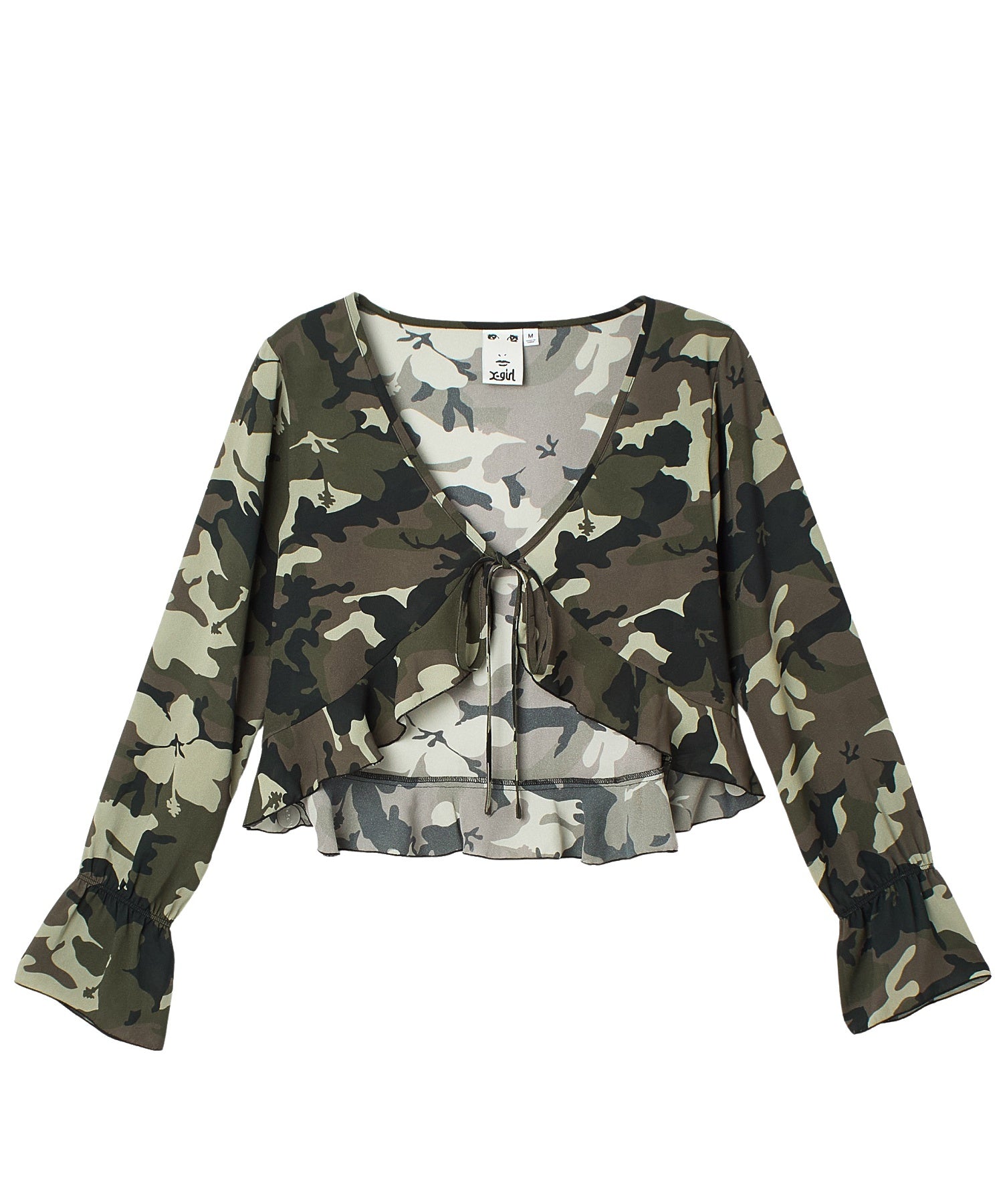 HIBISCUS CAMOUFLAGE BLOUSE