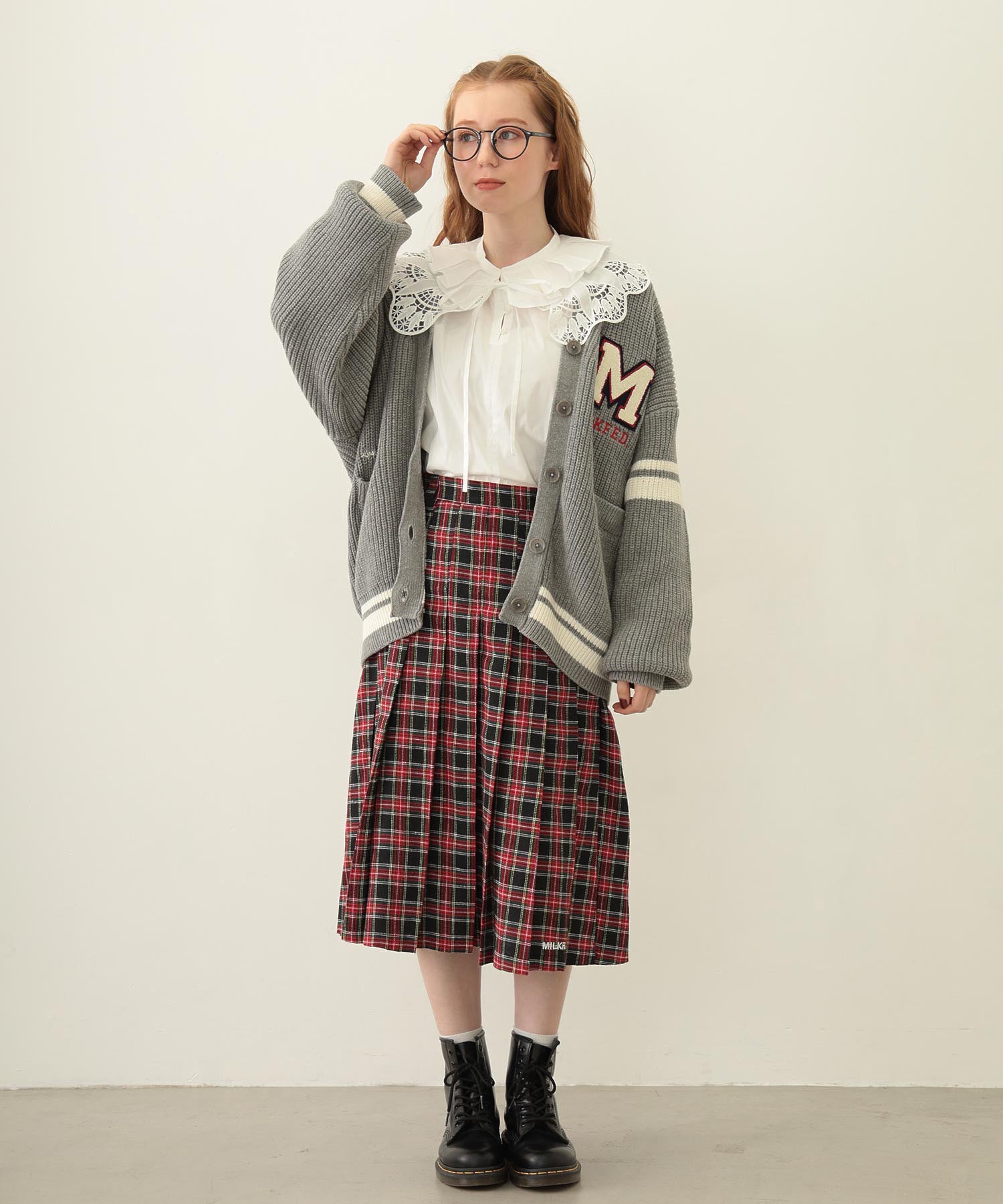 MULTI RUFFLE COLLAR BLOUSE