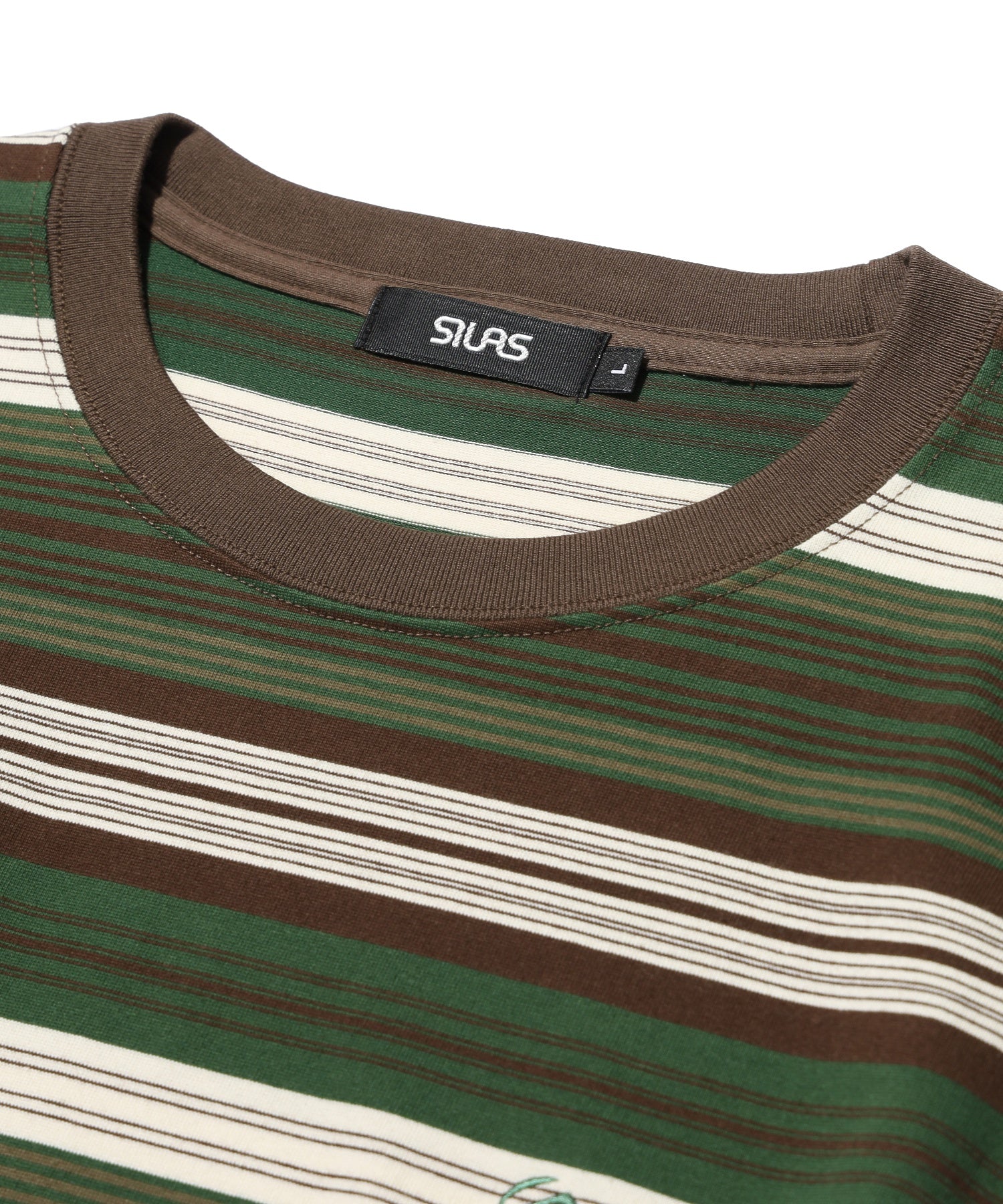 STRIPED L/S TEE