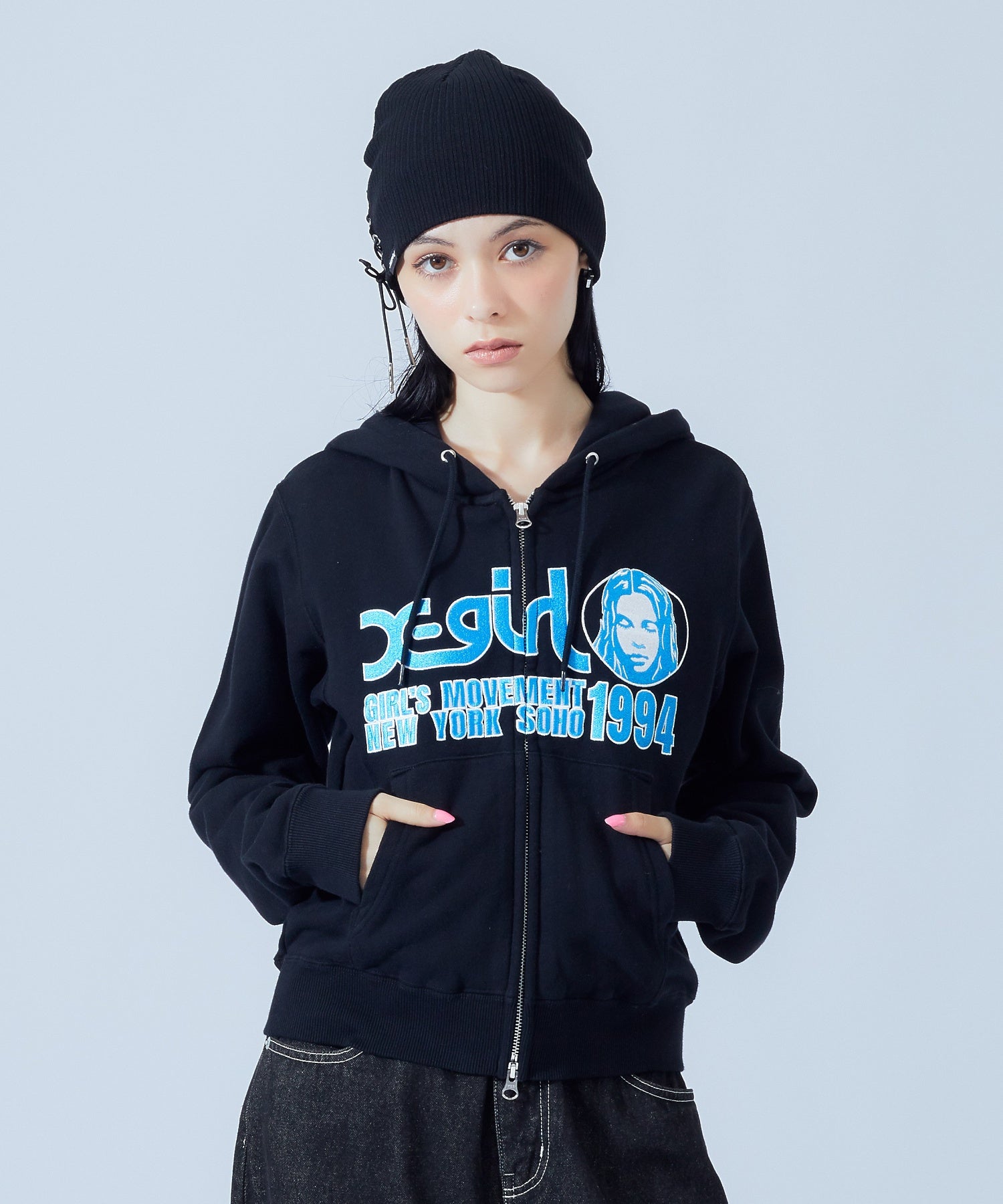LACE UP BEANIE