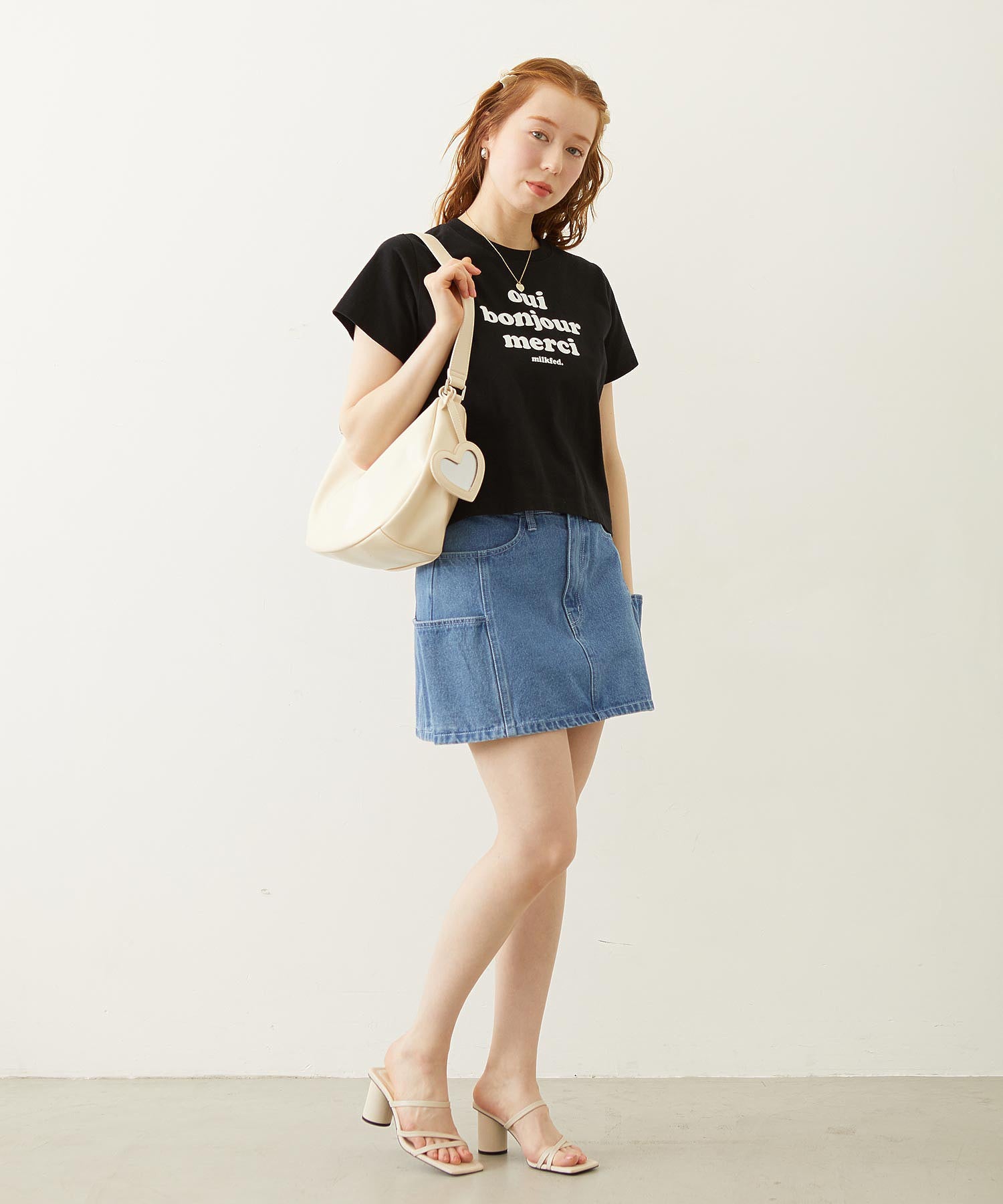 COOPER LOGO FLOCK PRINT COMPACT S/S TEE