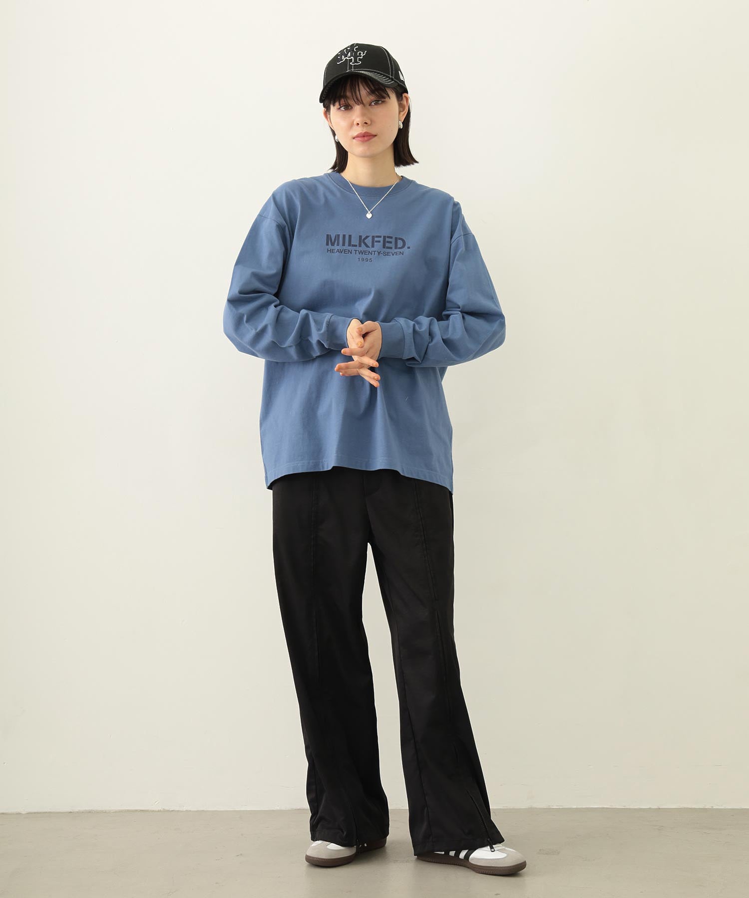 STENCIL LOGO WIDE L/S TEE