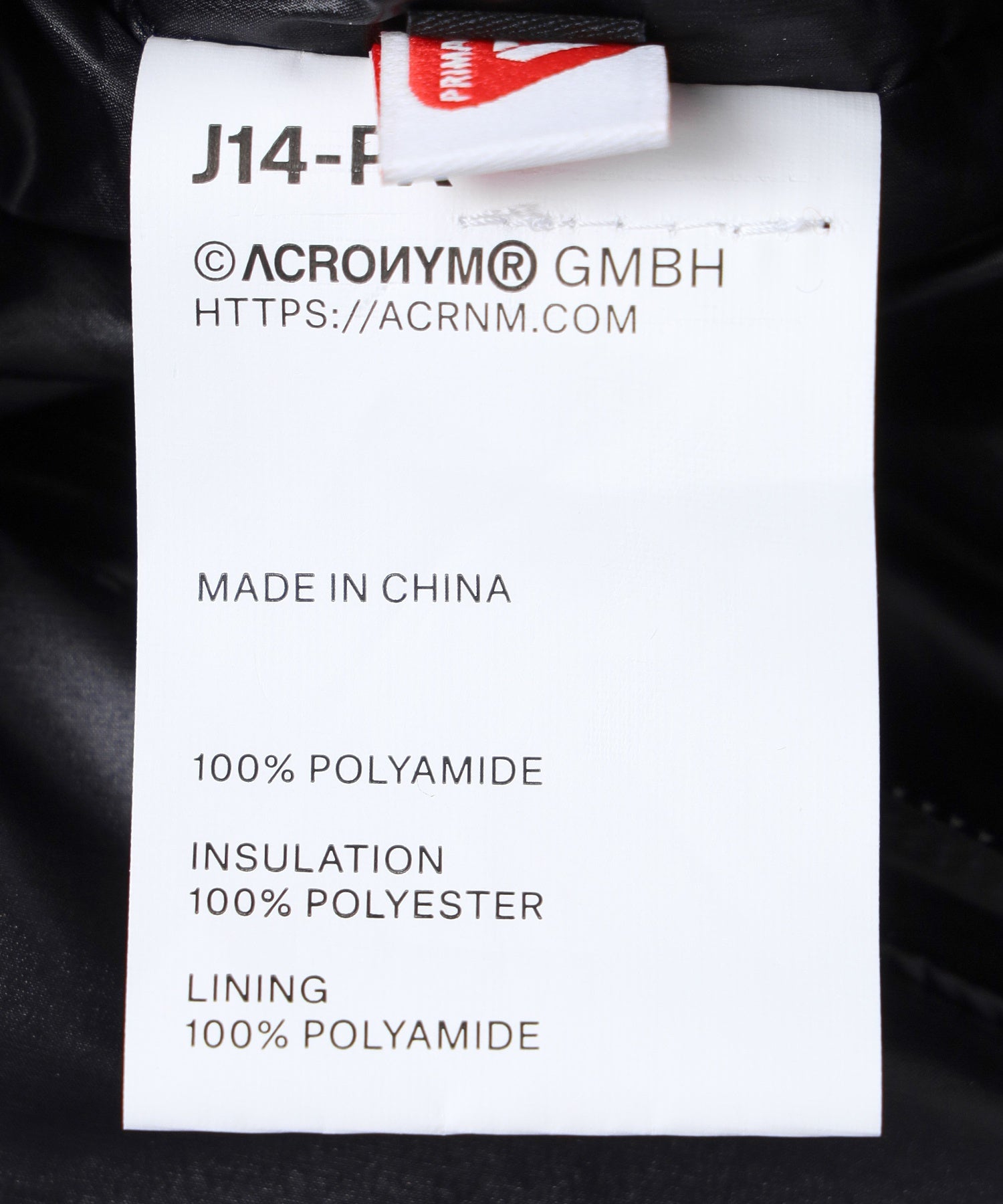 ACRONYM/アクロニウム/INSULATED PROFILE FIT JACKET J14-PX