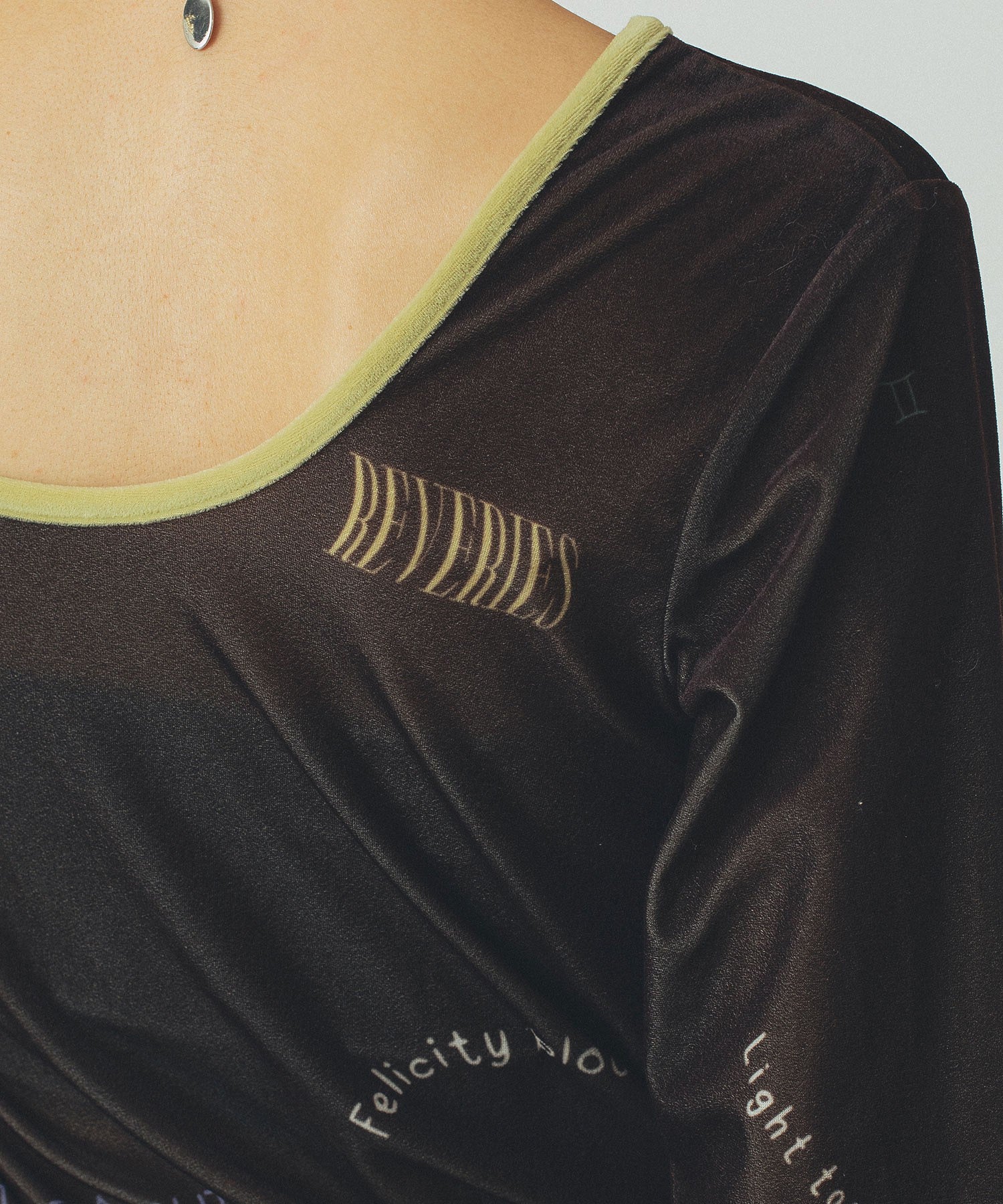 SHEER VELOUR L/S TEE