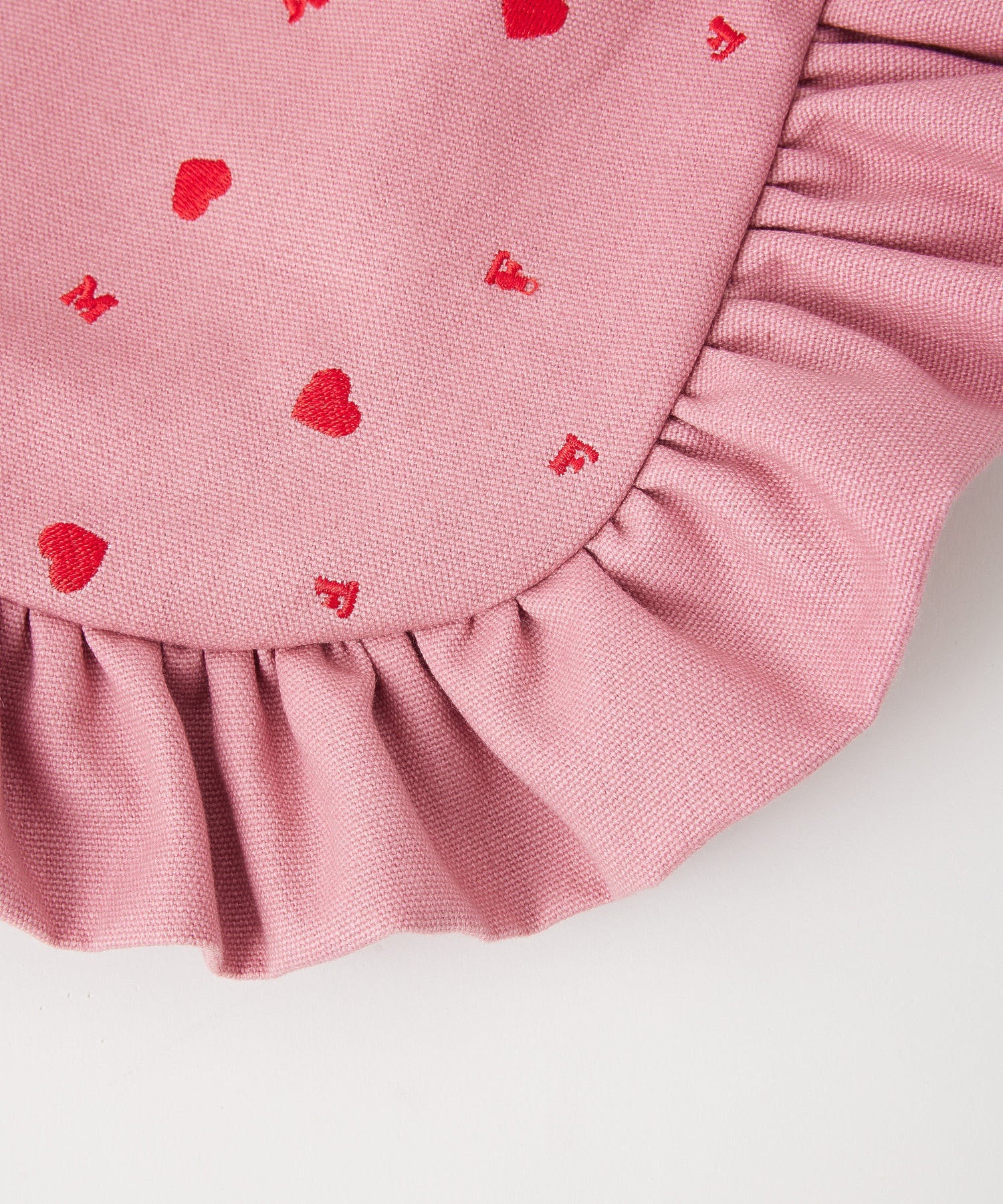 HEART EMBROIDERY CANVAS BAG MILKFED.