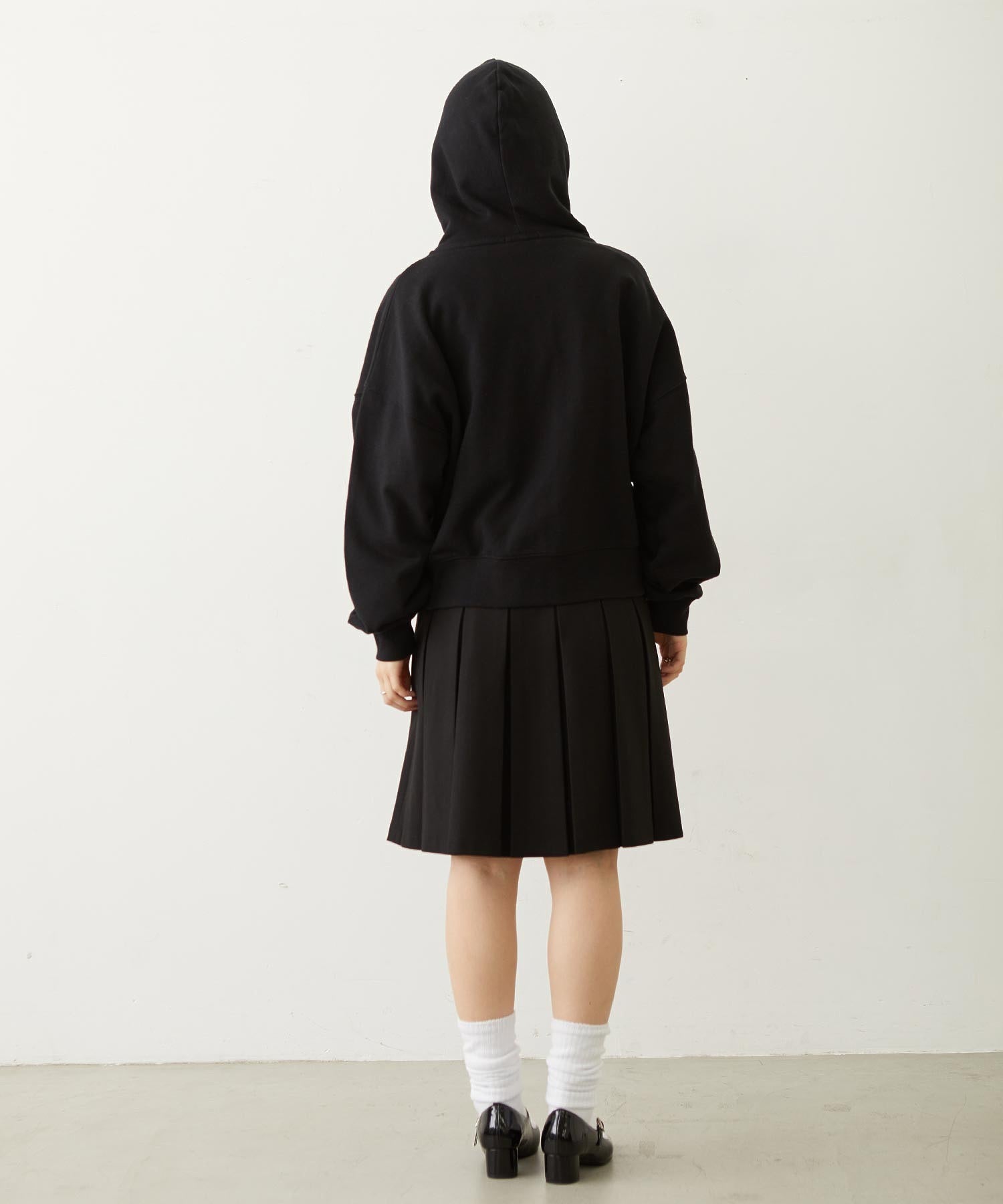 BIG RIBBON SWEAT ZIP HOODIE