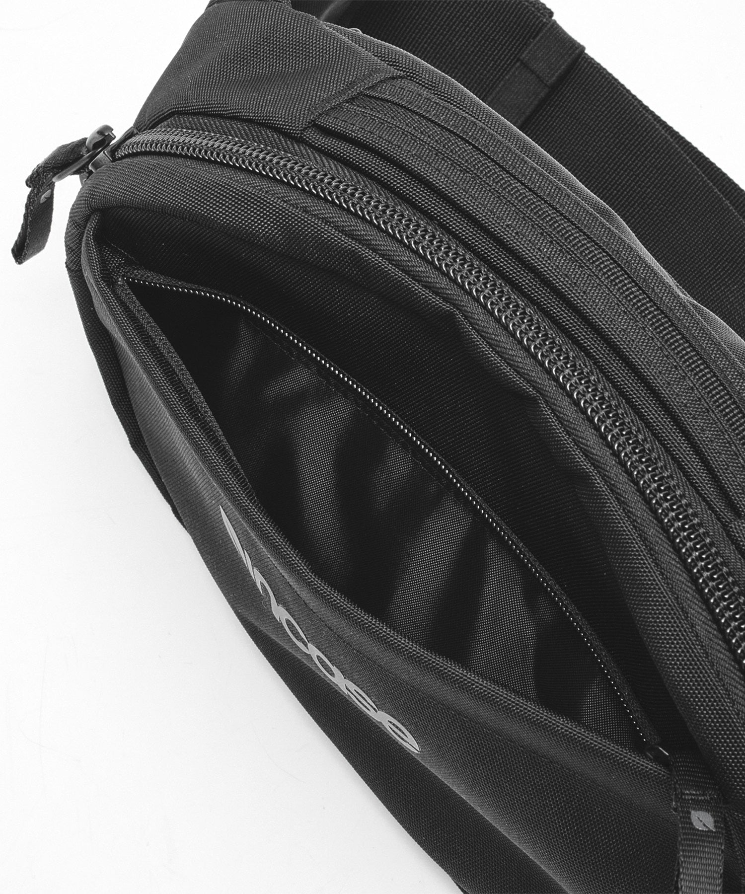 Grid Waist Bag - Black