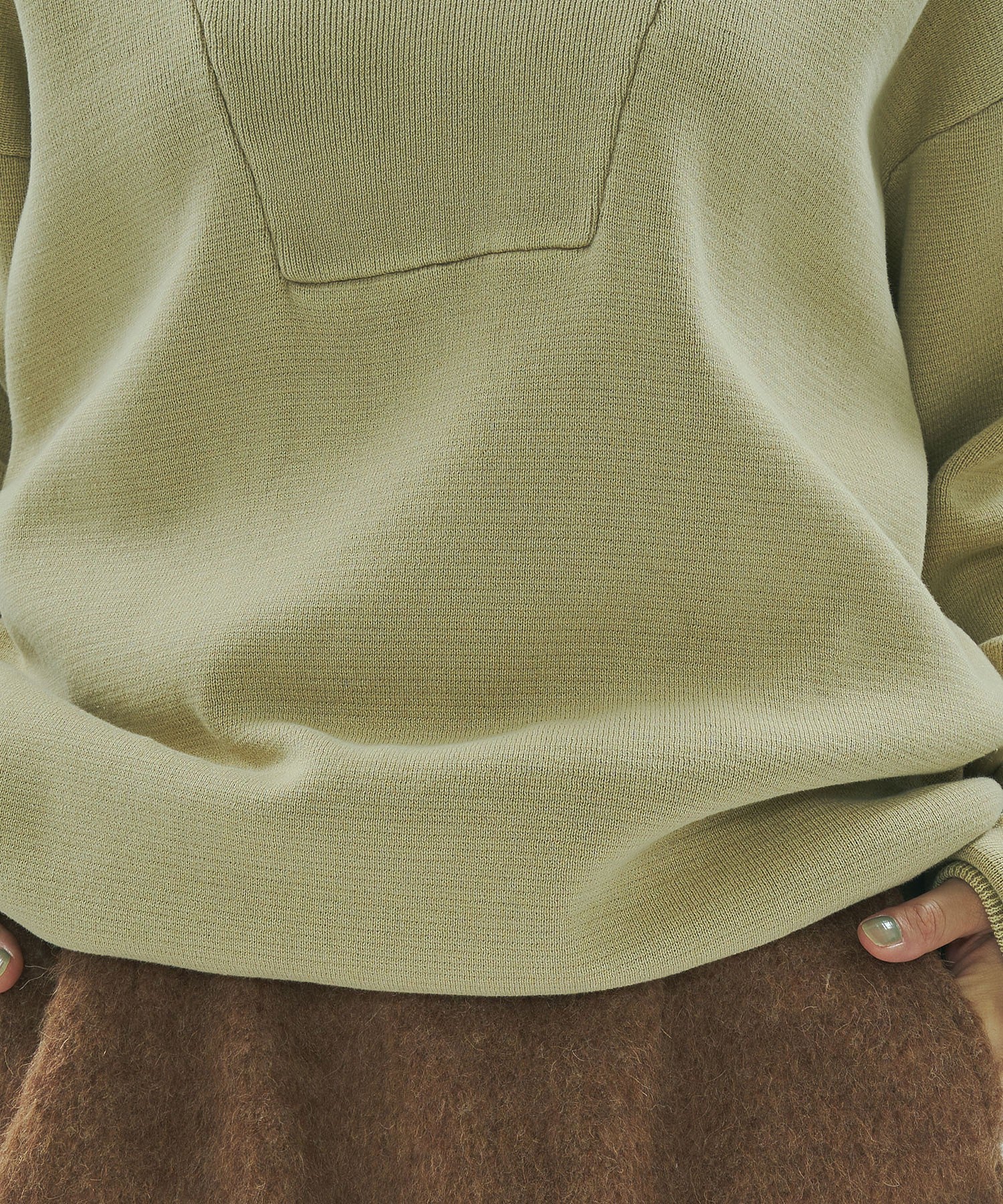 PIGMENT DYED KNIT TOP