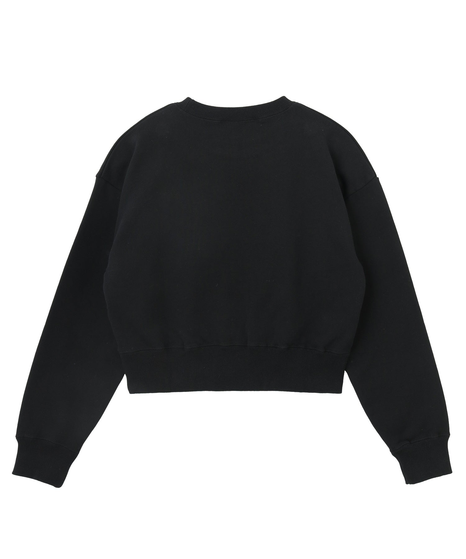 OVERLAPPED LOGO COMPACT SWEAT TOP