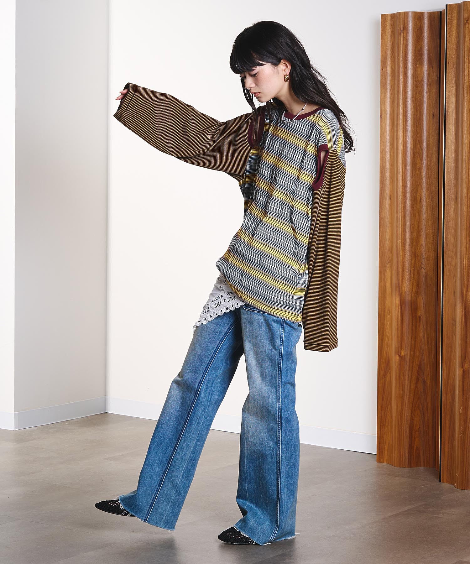 model:163cm 着用サイズ:ONE SIZE