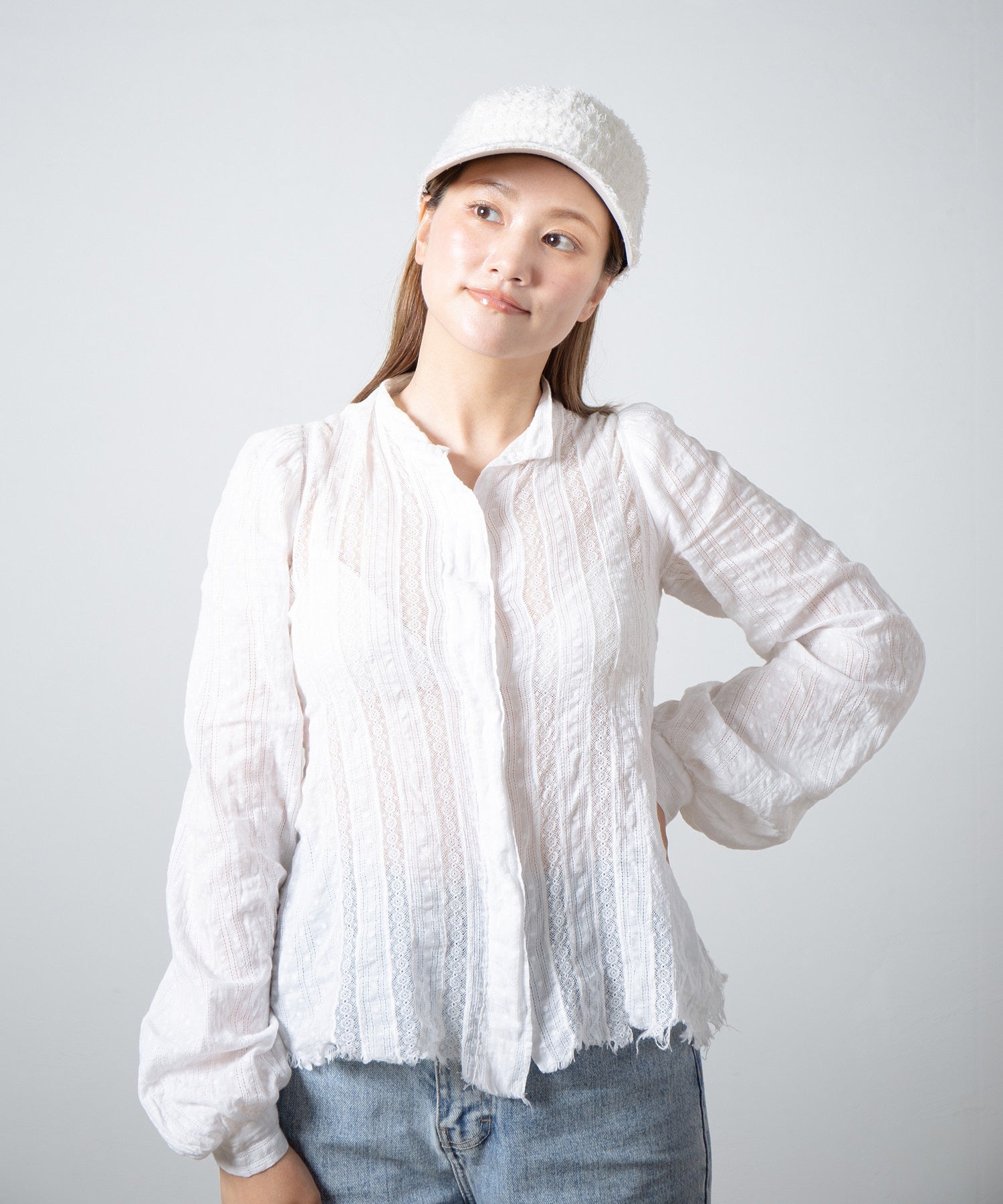 【Racal】Sheer Shaggy Secret Cap