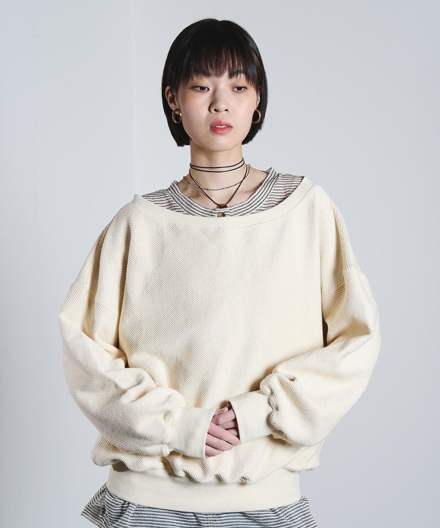 OFF SHOULDER INLEY PULLOVER