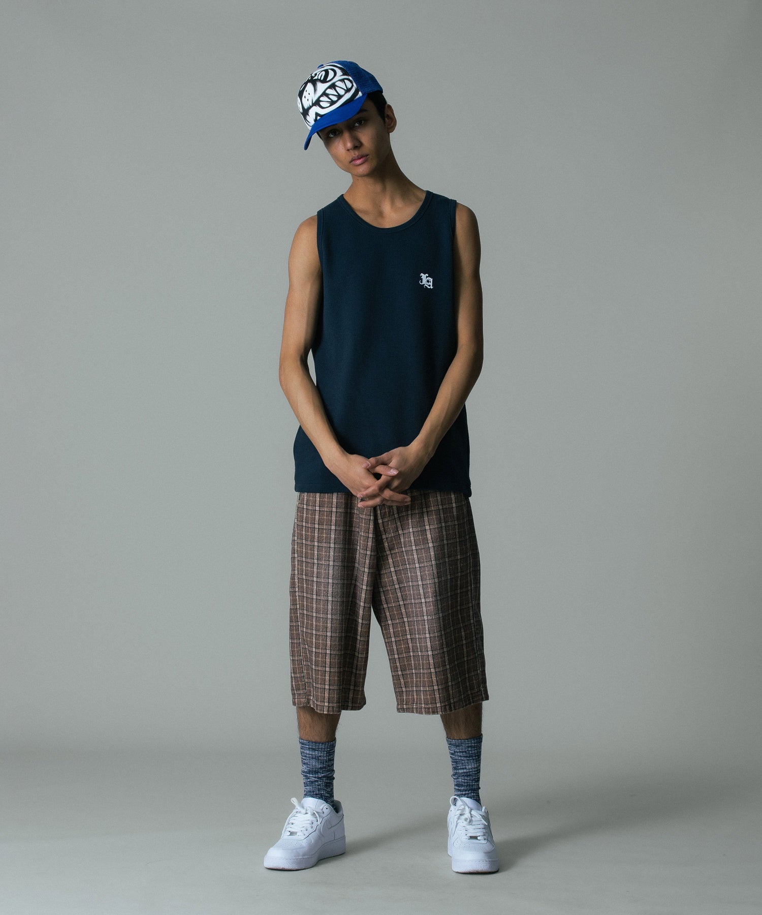 OLD ENGLISH WAFFLE TANK TOP
