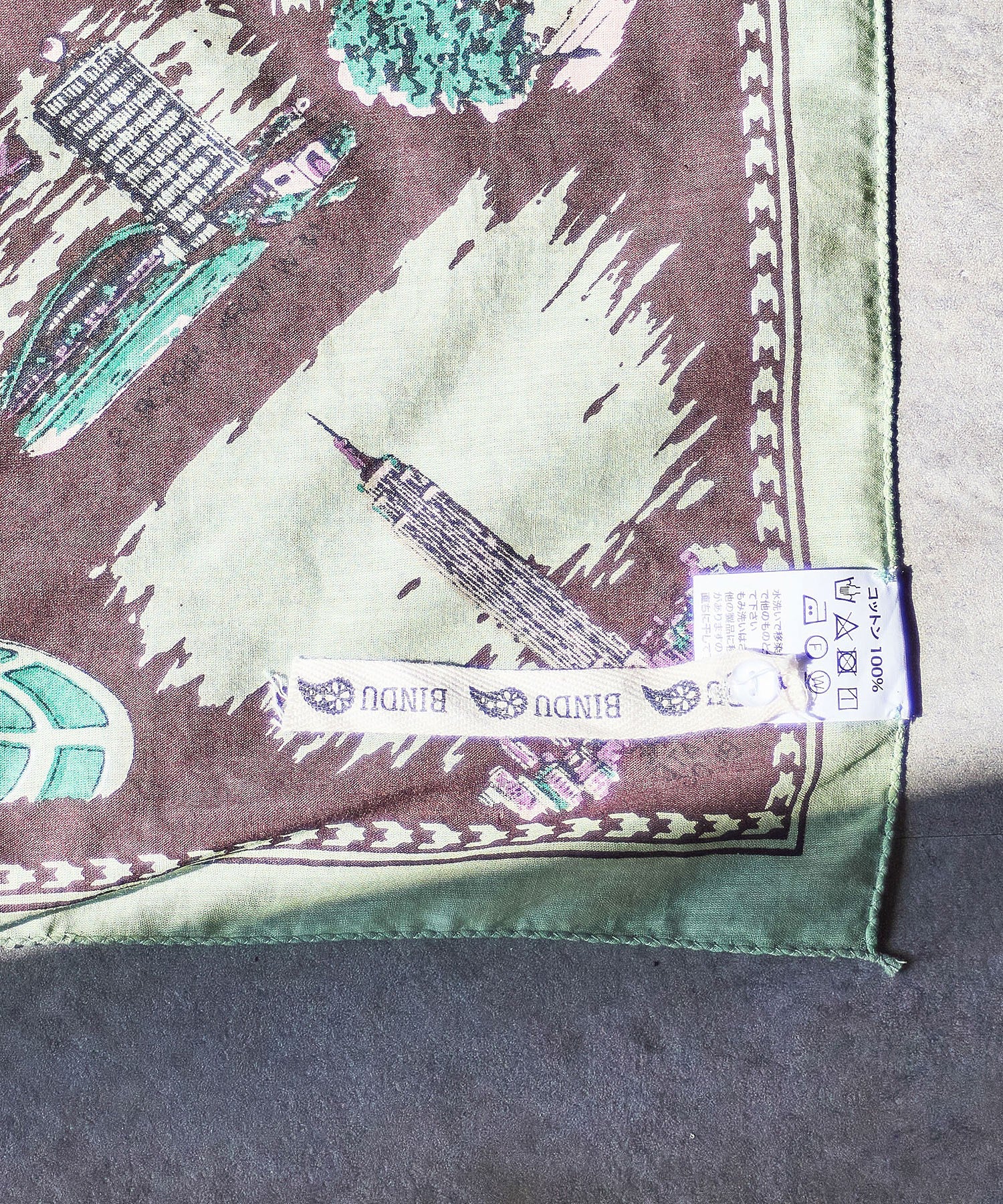 BINDU/COTTON VOILE NEW YORK MAP3 BANDANA