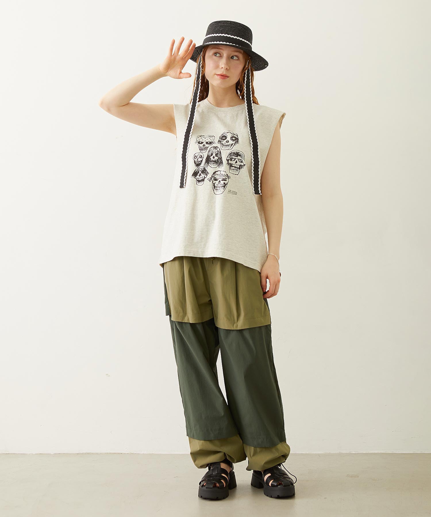 BICOLOR PANTS