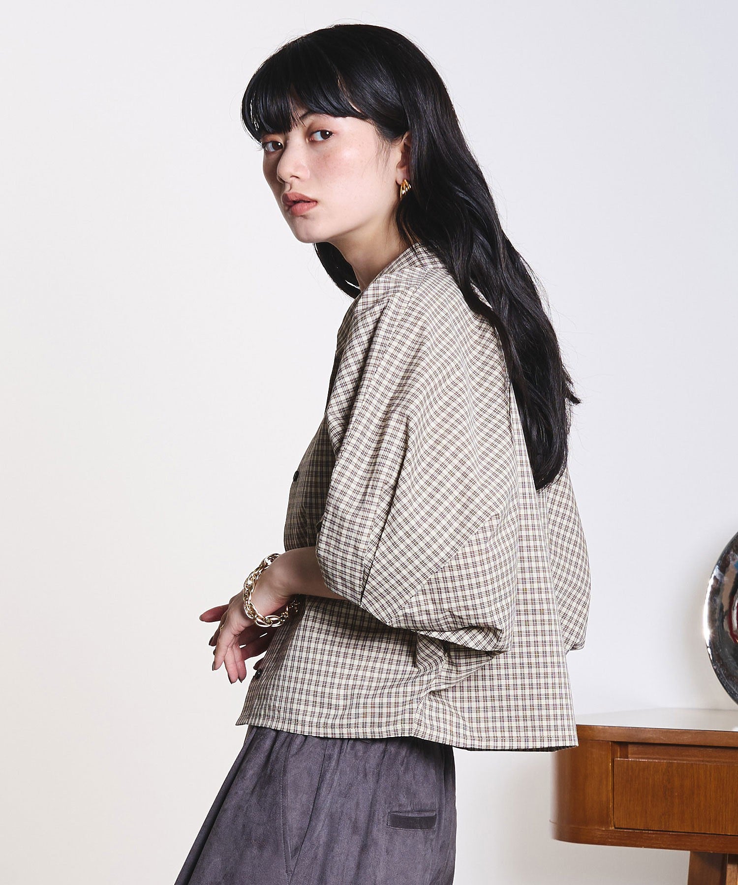 model:163cm 着用サイズ:ONE SIZE