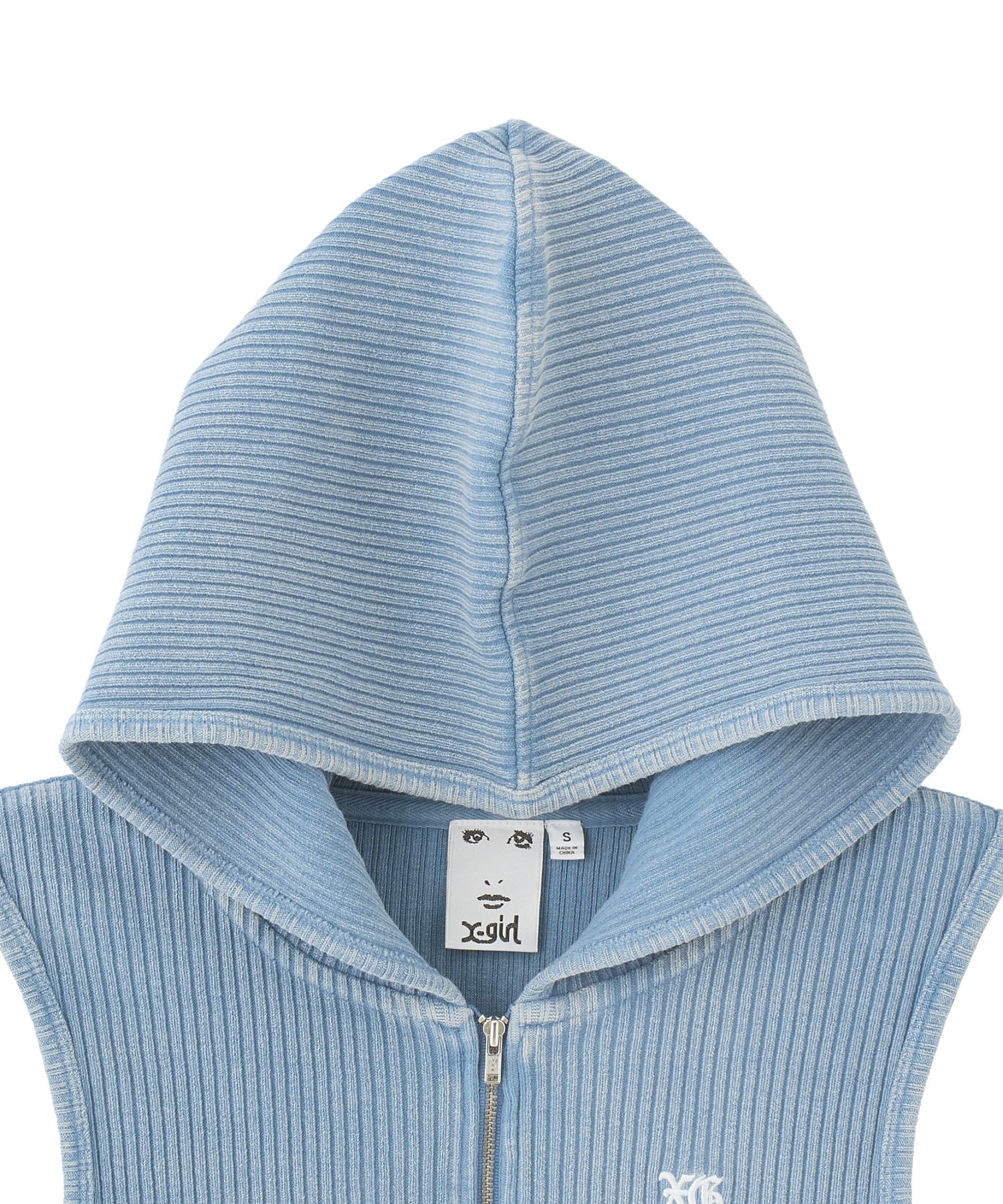 FADED ZIP UP HOODIE