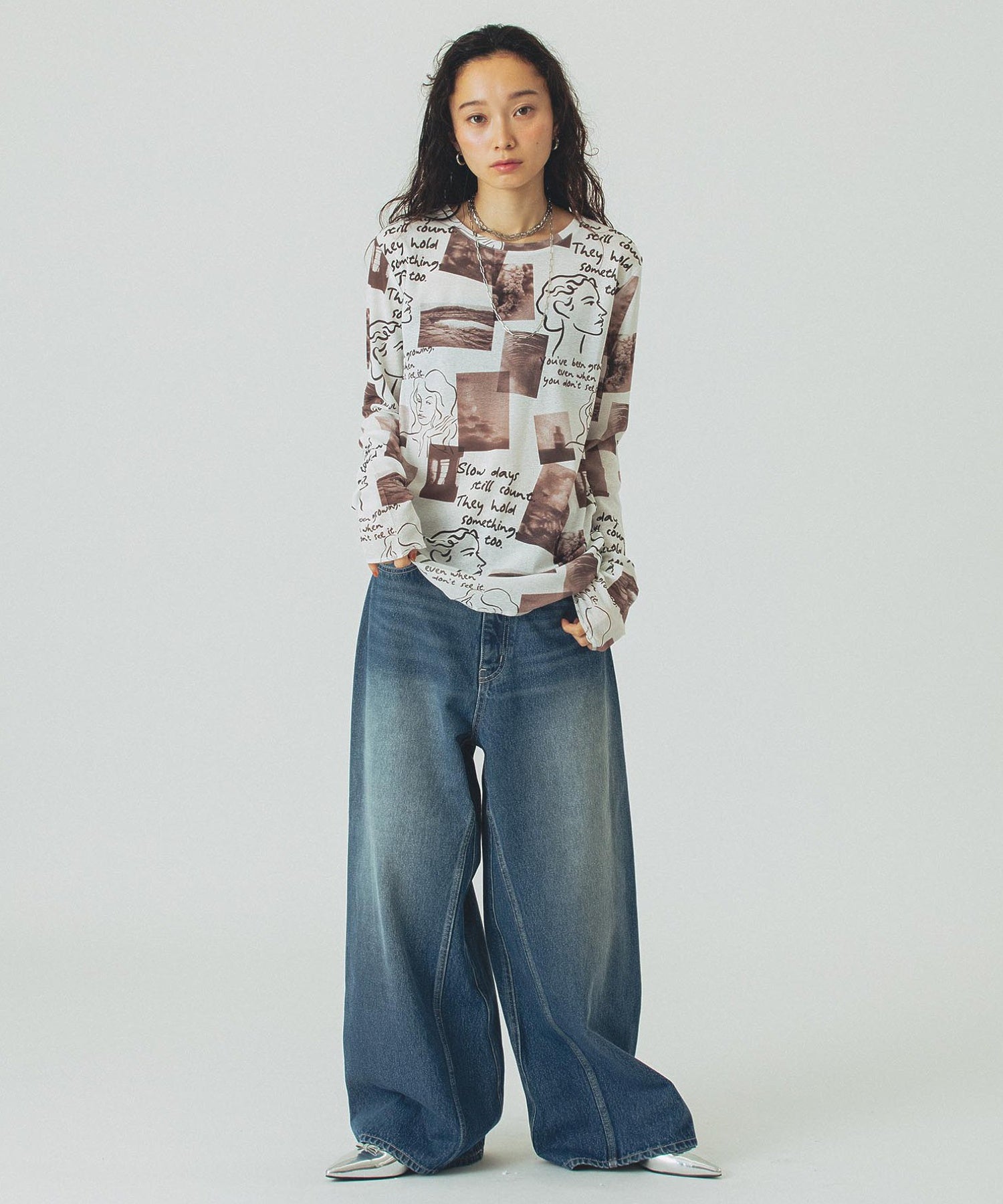 model:161cm 着用サイズ:ONE SIZE