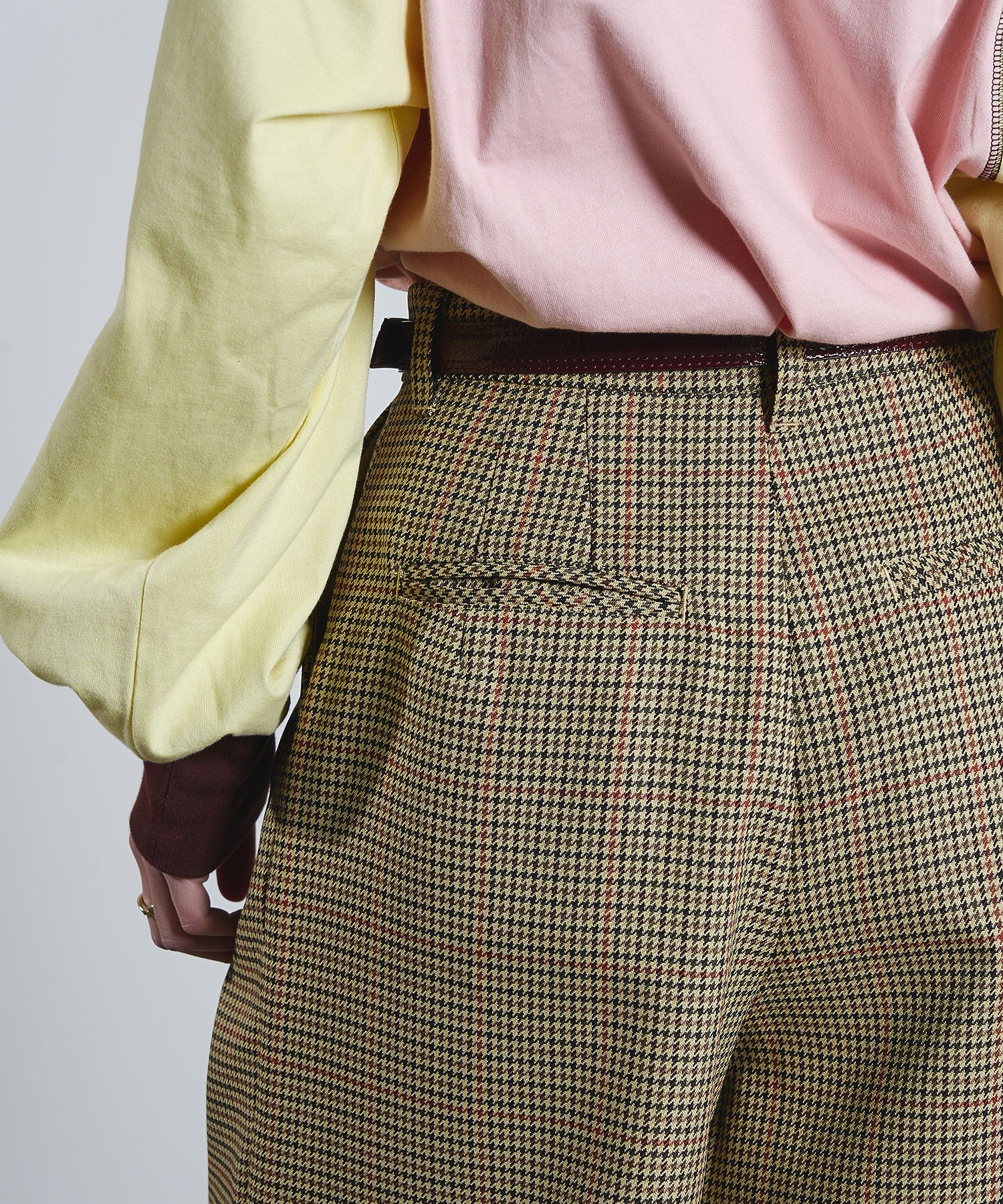 mici/CHECK BERMUDA SHORTS