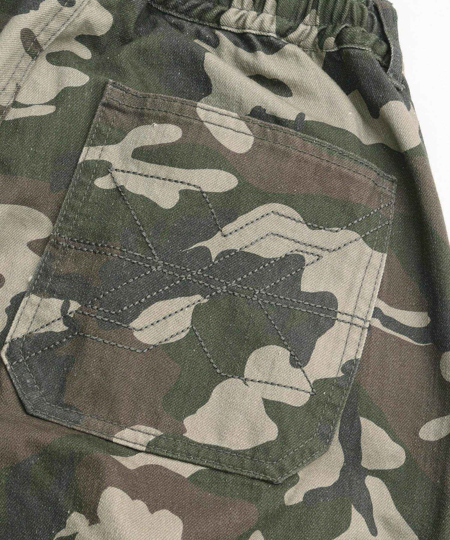 WASHED 2WAY WIDE LEG CARGO PANTS