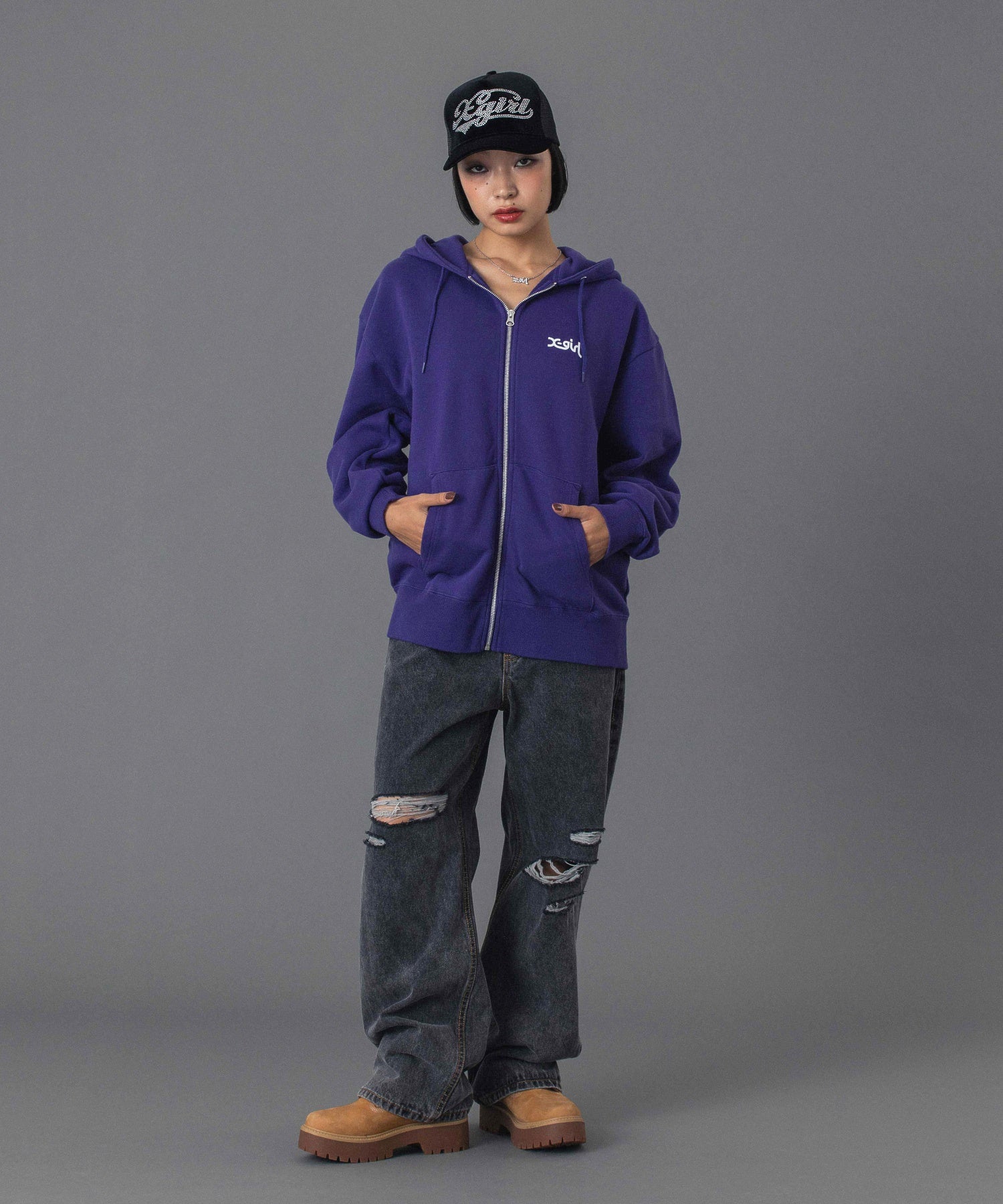 DRAWSTRING DENIM PANTS