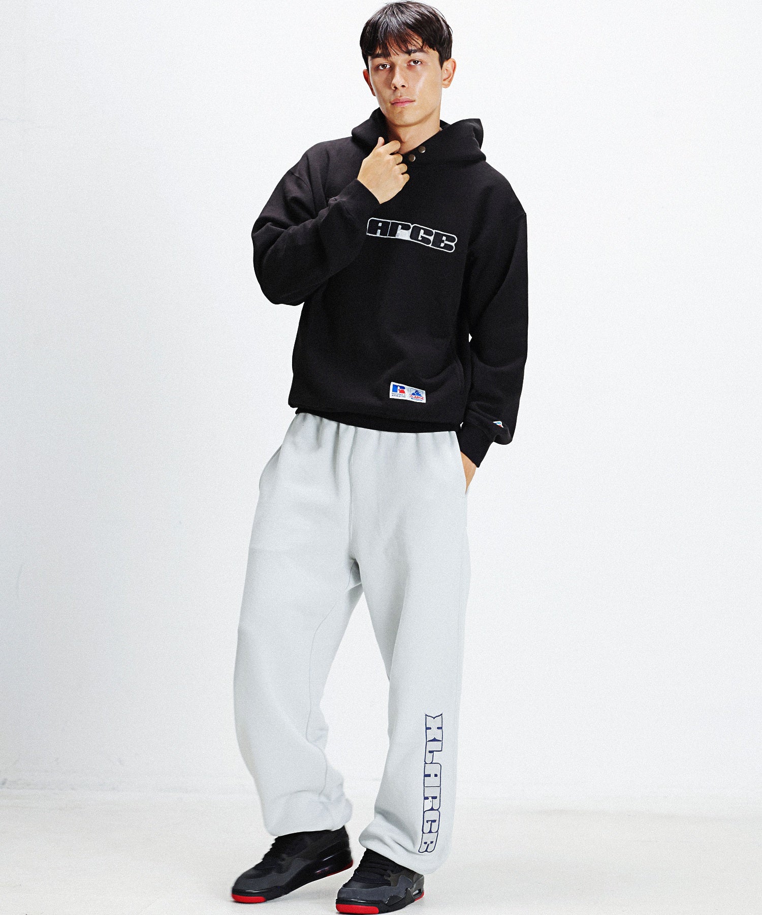 XLARGE×RUSSELL ATHLETIC PULLOVER HOODED SWEATSHIRT