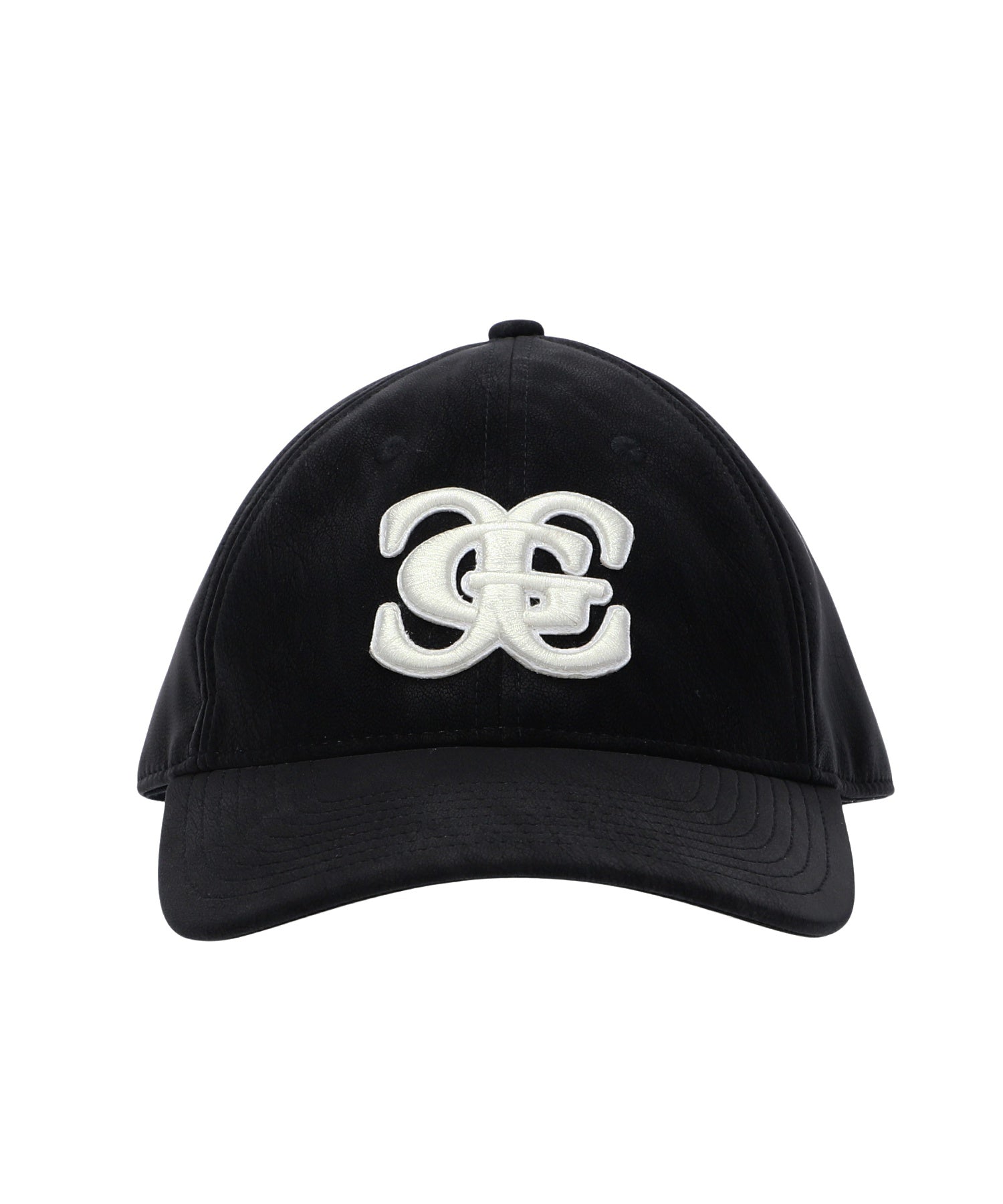 XG EMBLEM FADED FAUX LEATHER 6PANEL CAP