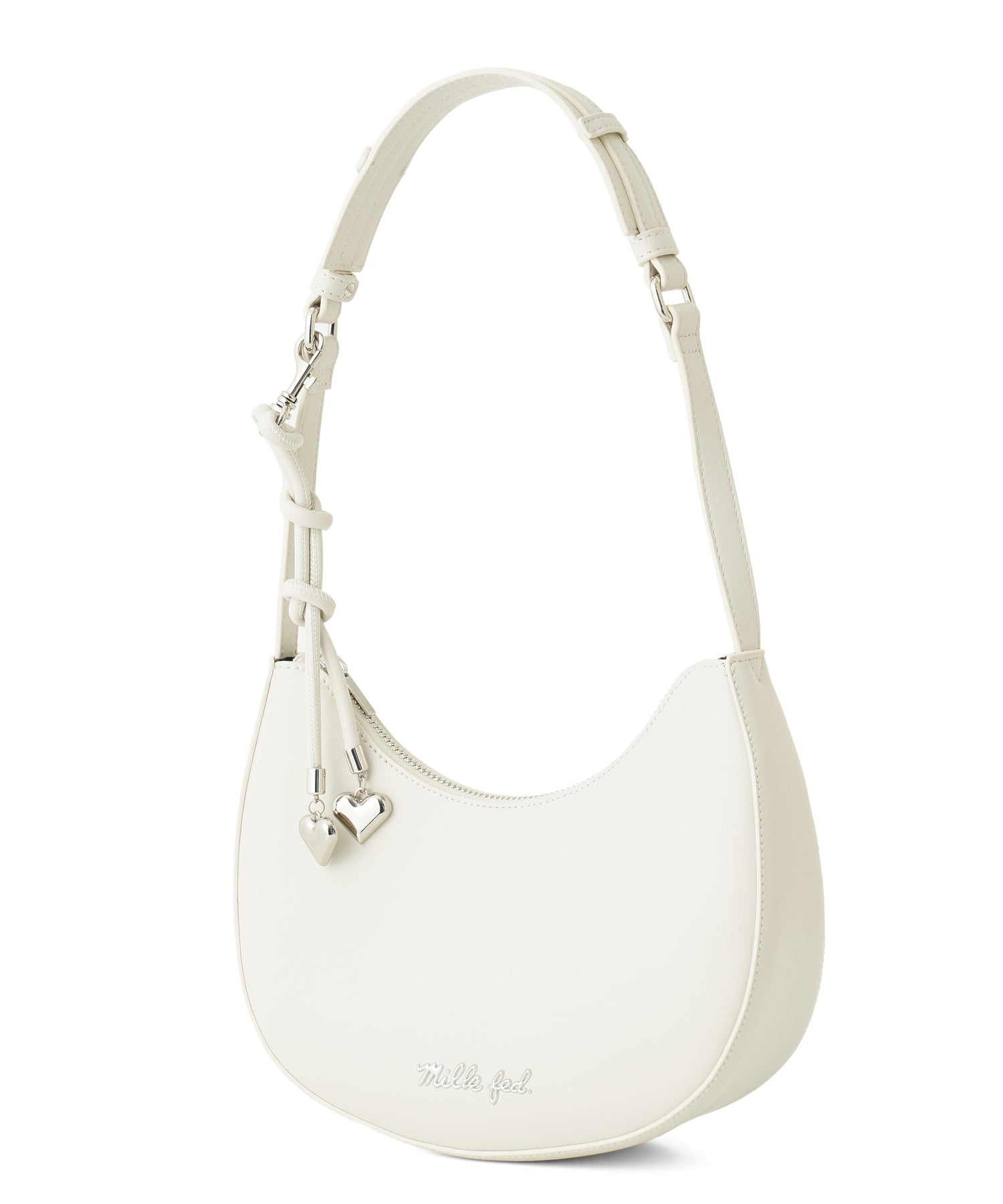 HEART CHARM ONE HANDLE BAG