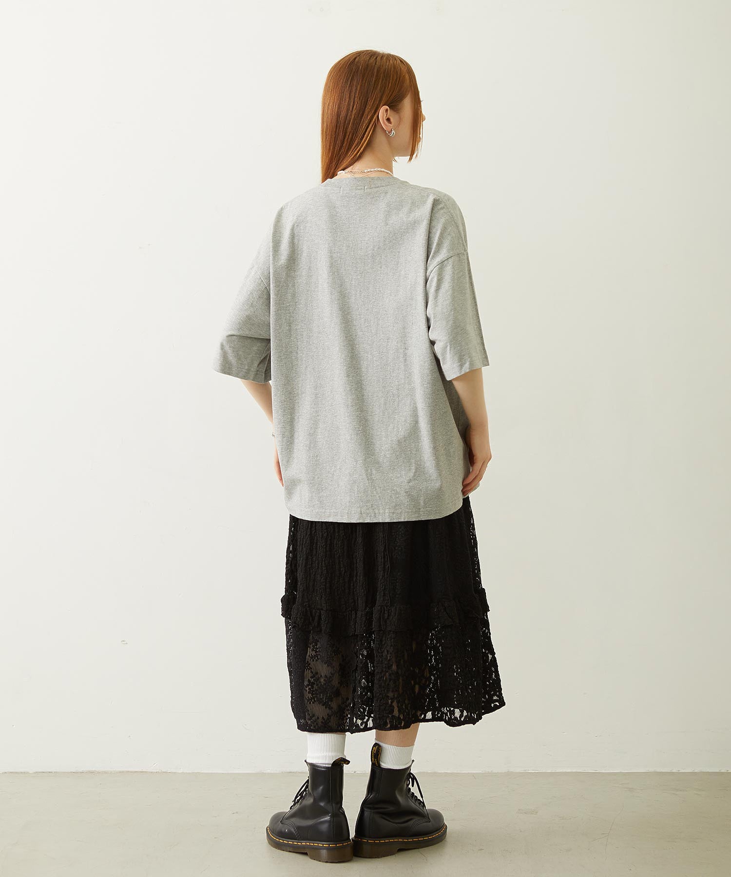 LACE FRILL DIRNDL SKIRT