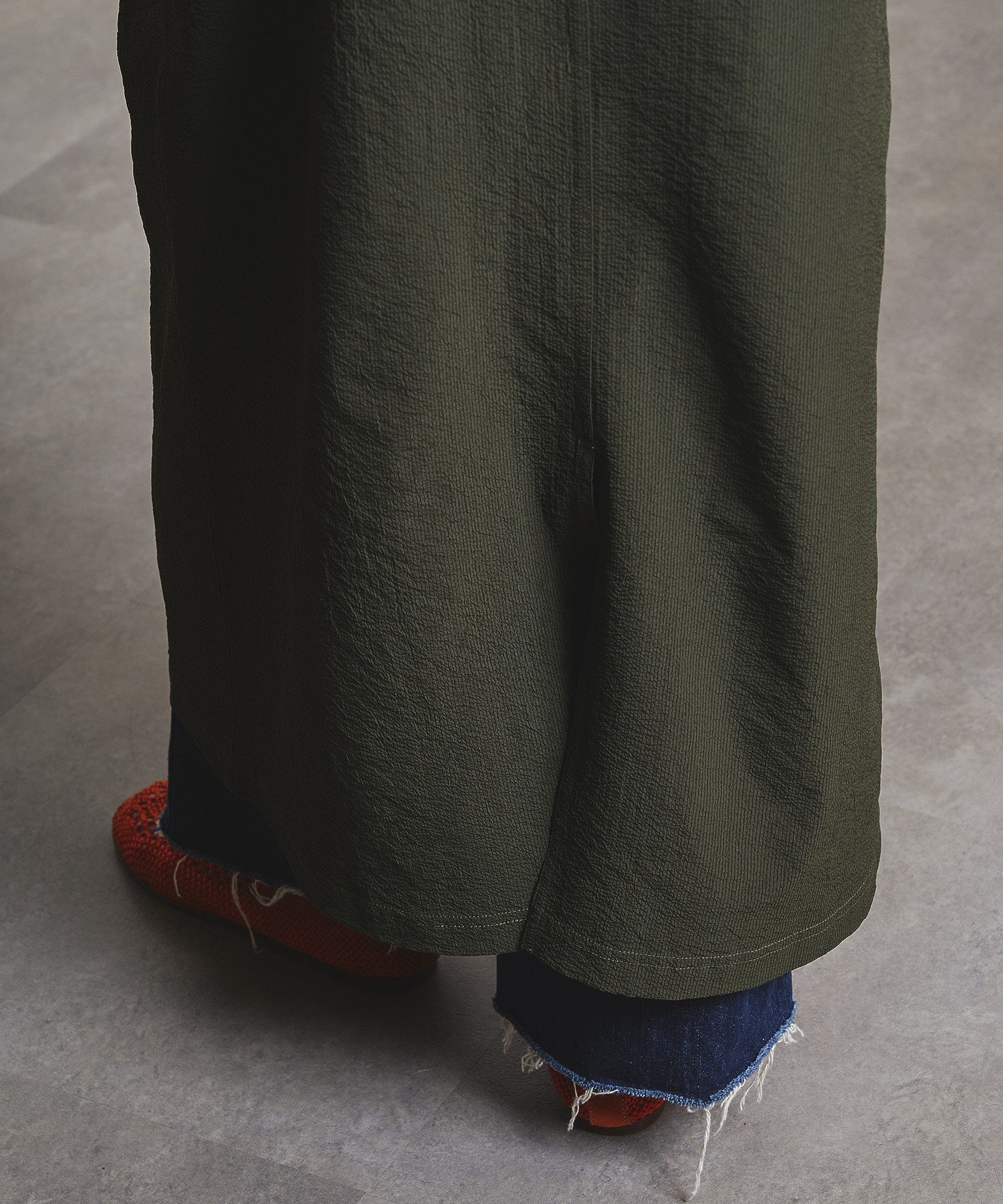 GENE HEAVENS x THOUSAND MILE/NARROW BACK STRAP DRESS