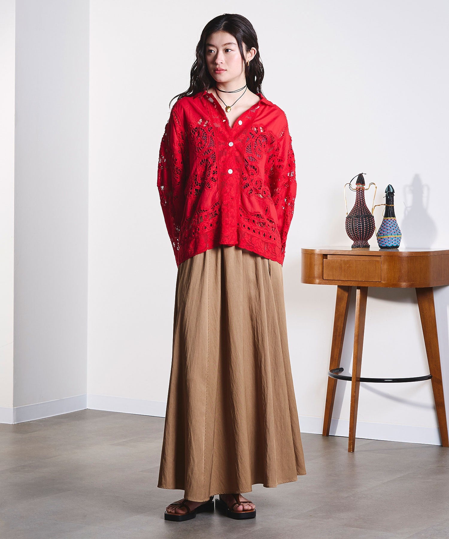 model:171cm 着用サイズ:M