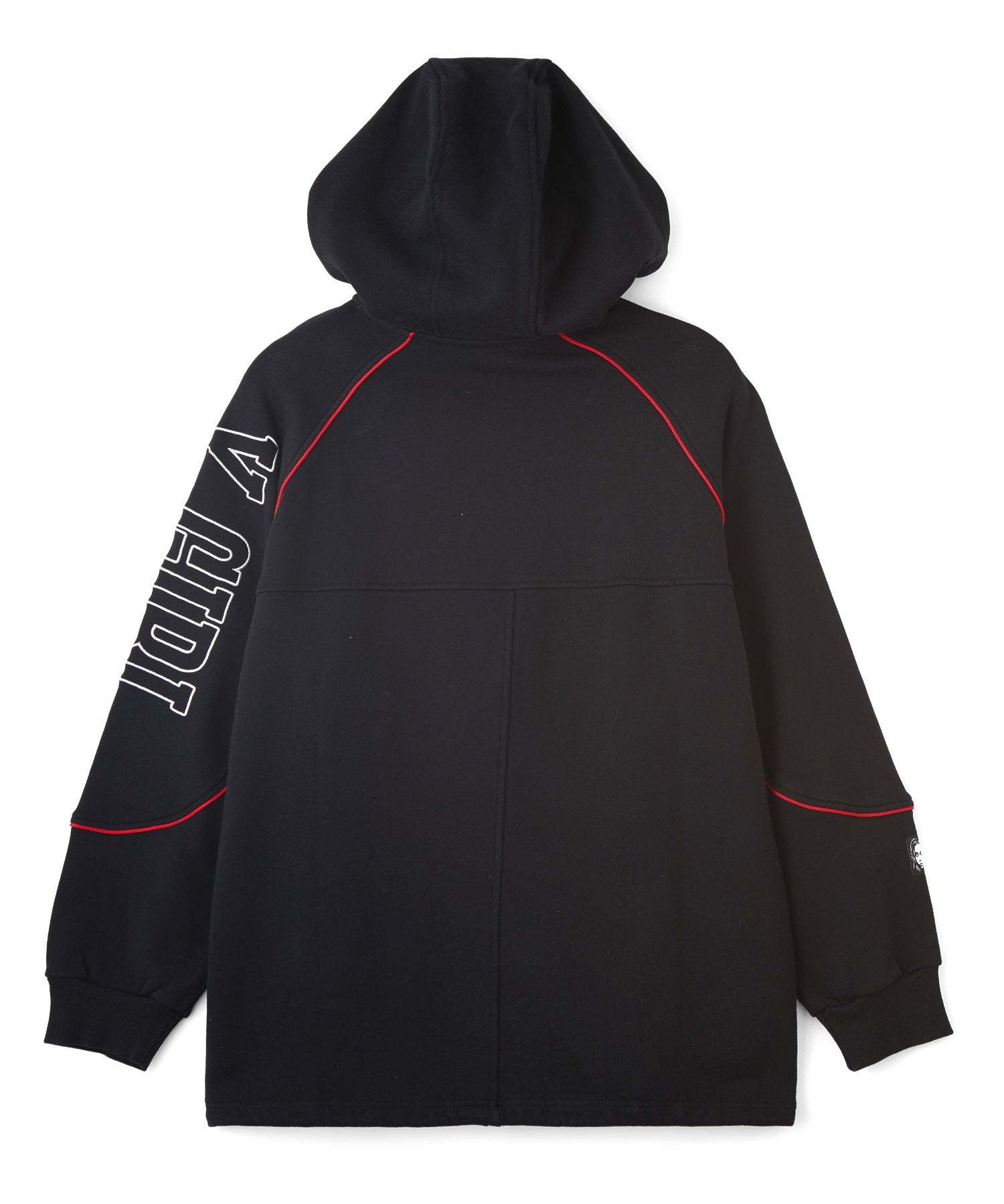 LOGO AND STAR SWEAT ANORAK DRESS
