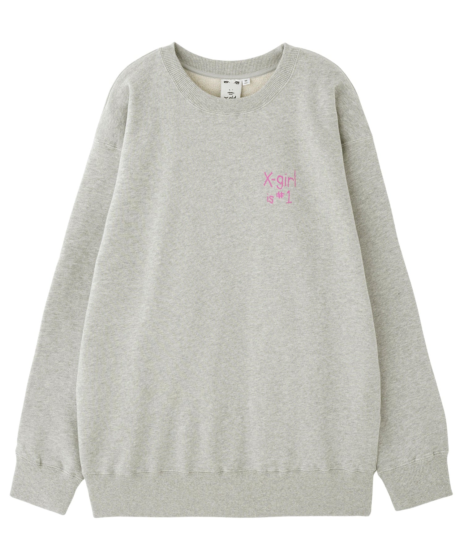 X-girl FLAG BIG SWEAT TOP