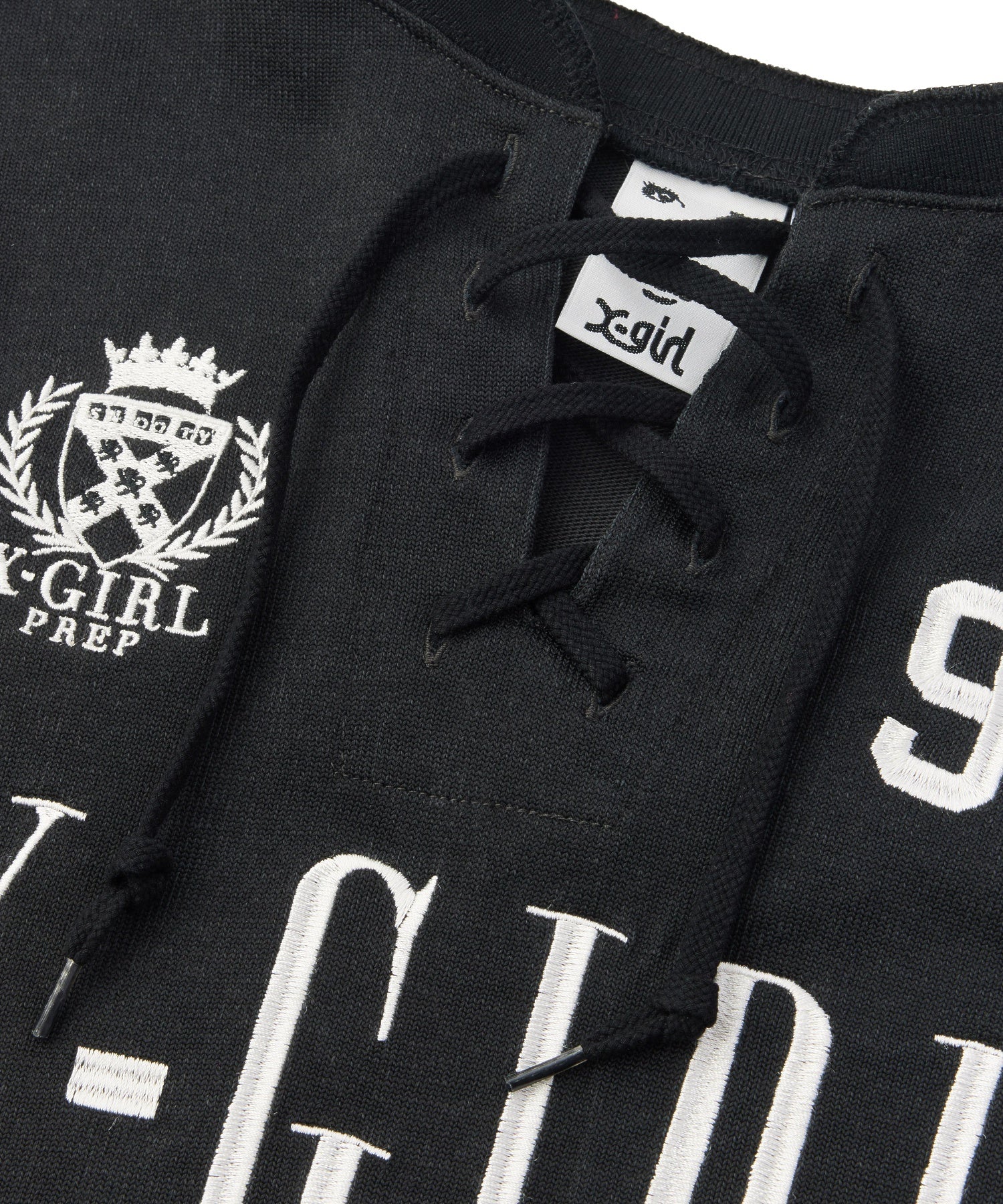 LACED UP FOOTBALL L/S TOP