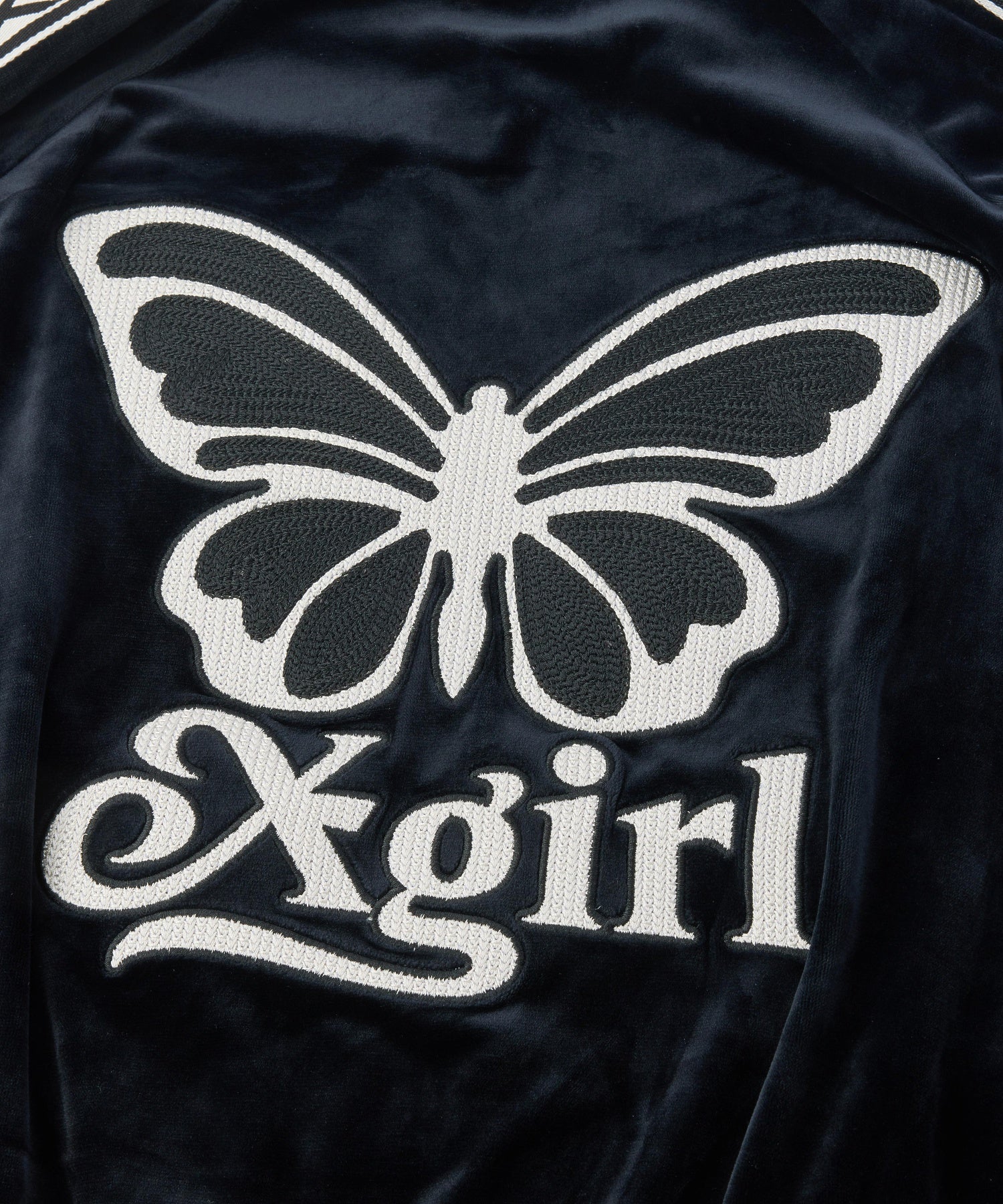 BUTTERFLY VELOUR TRACK JACKET