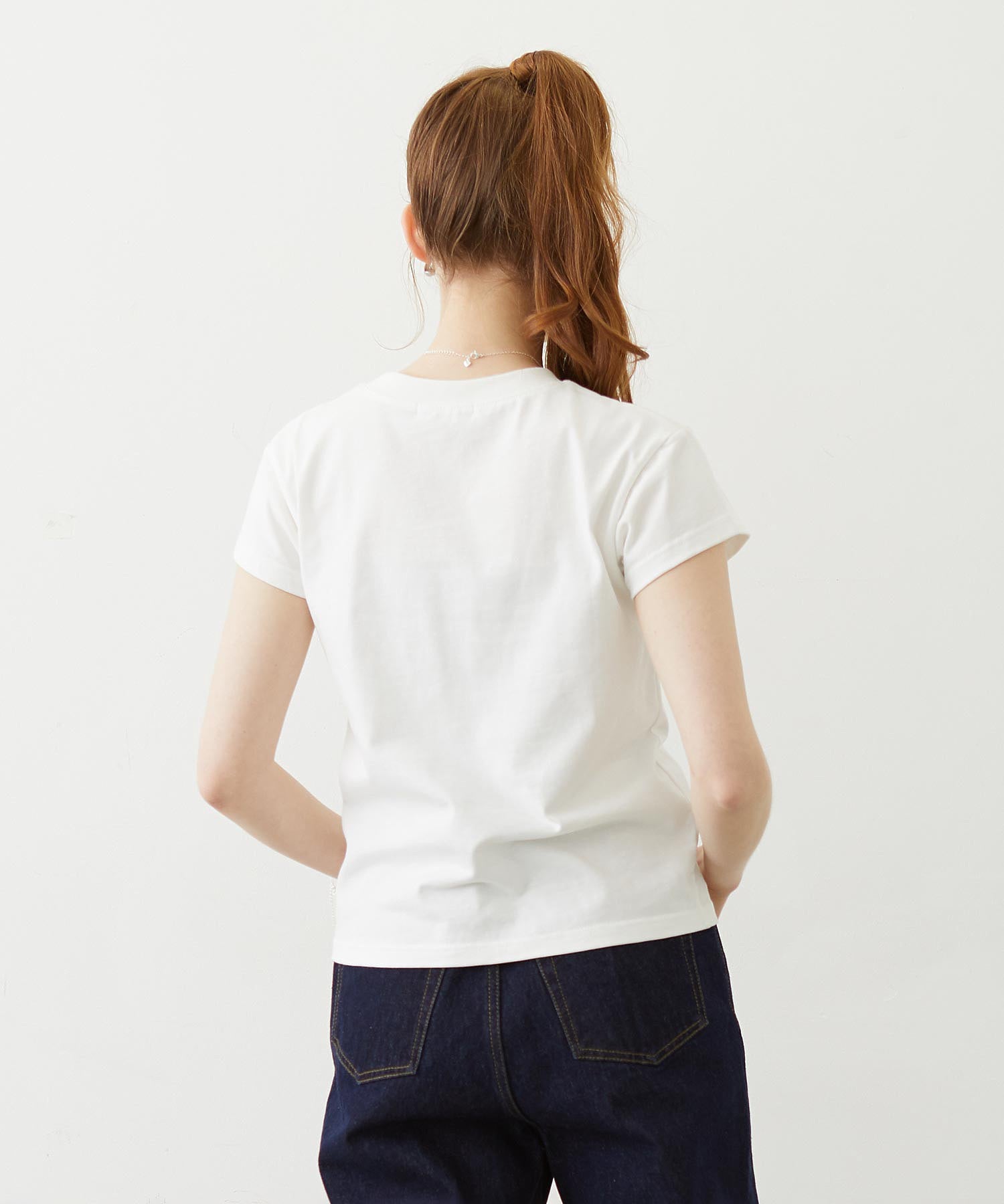 LINE LOGO FRENCH SLEEVE TOP