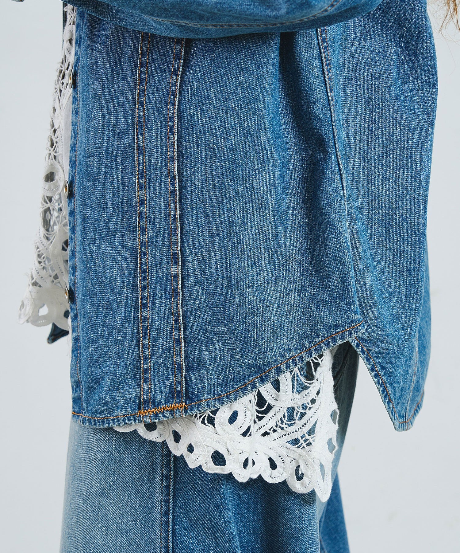 CREOLME/DENIM L/S SHIRT