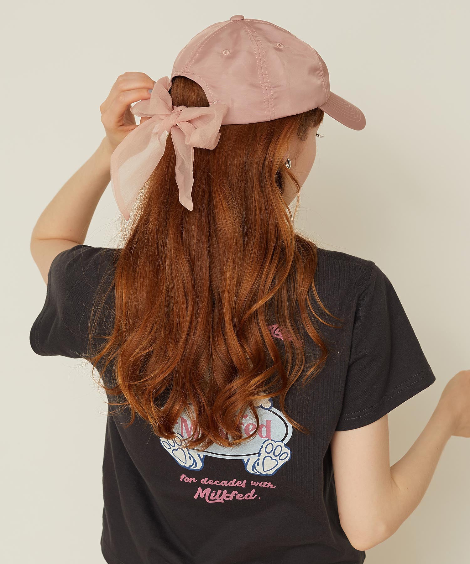 BACK RIBBON CAP