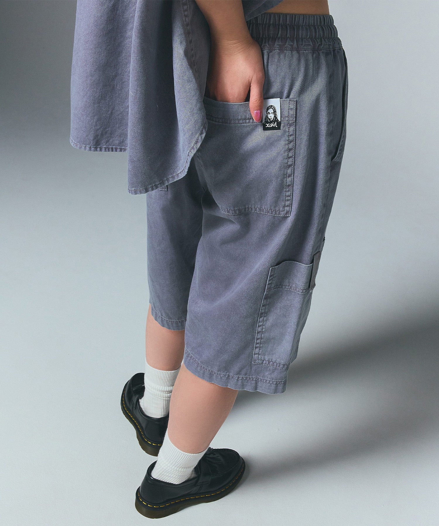FADED FACE EASY HALF PANTS
