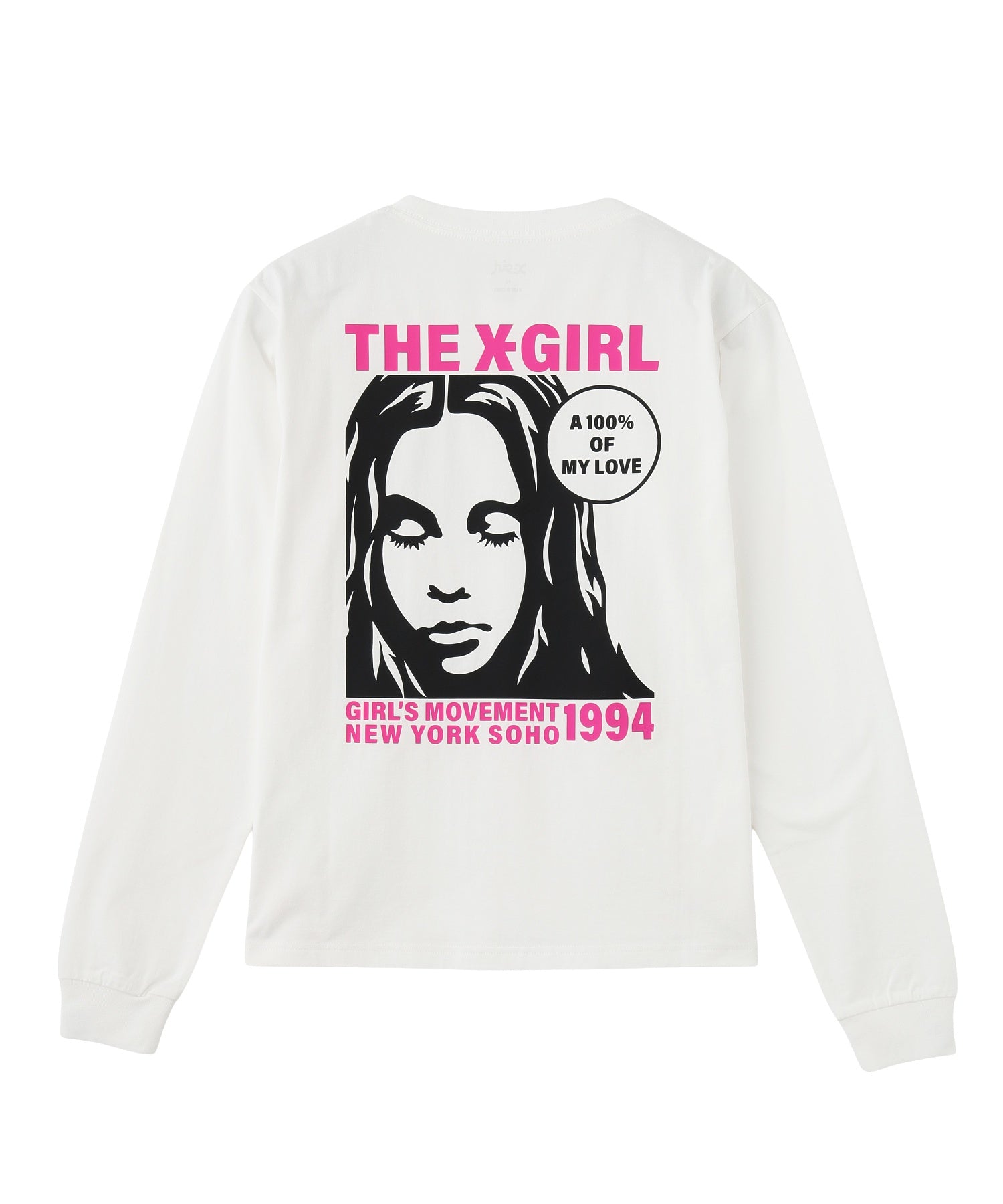 FACE AND CIRCLE LOGO L/S TEE