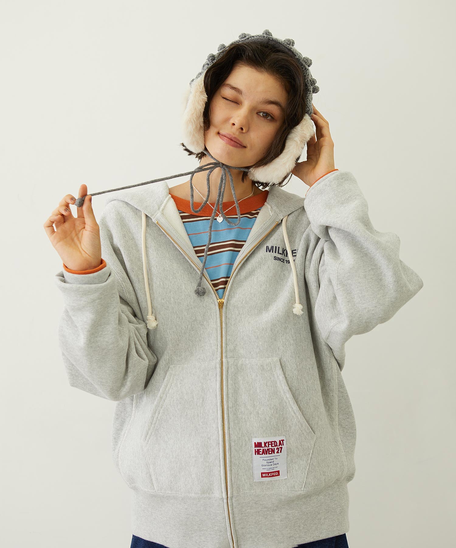 CABLE KNIT EARMUFFS
