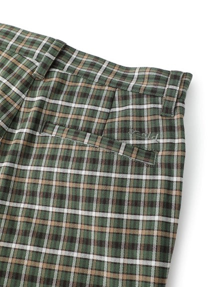 CLASSIC COLOR PLAID FLARE PANTS X-girl
