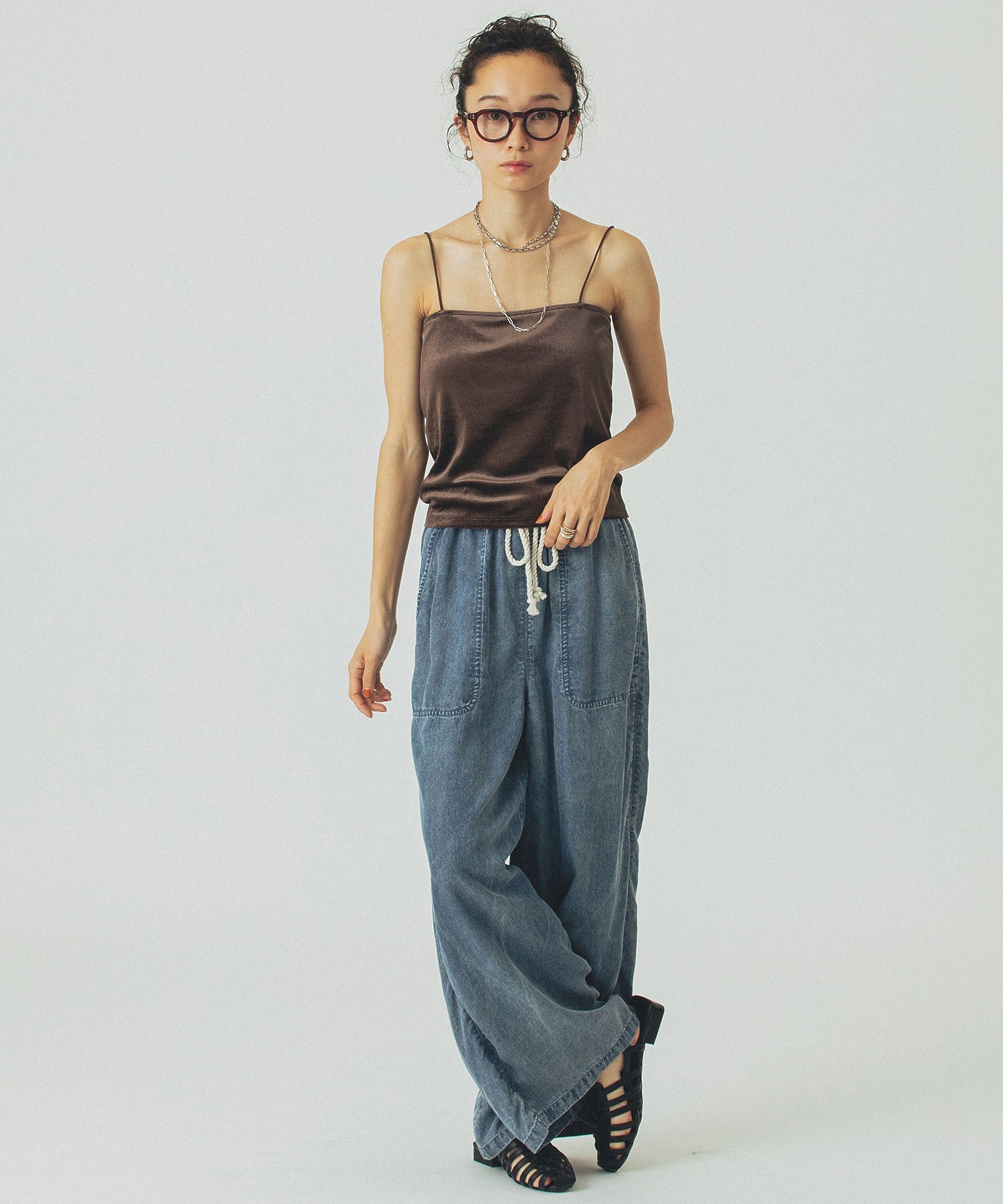 VELOUR CUP CAMISOLE