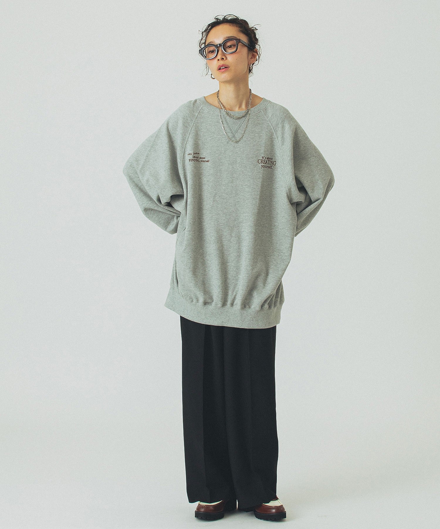 model:161cm 着用サイズ:M