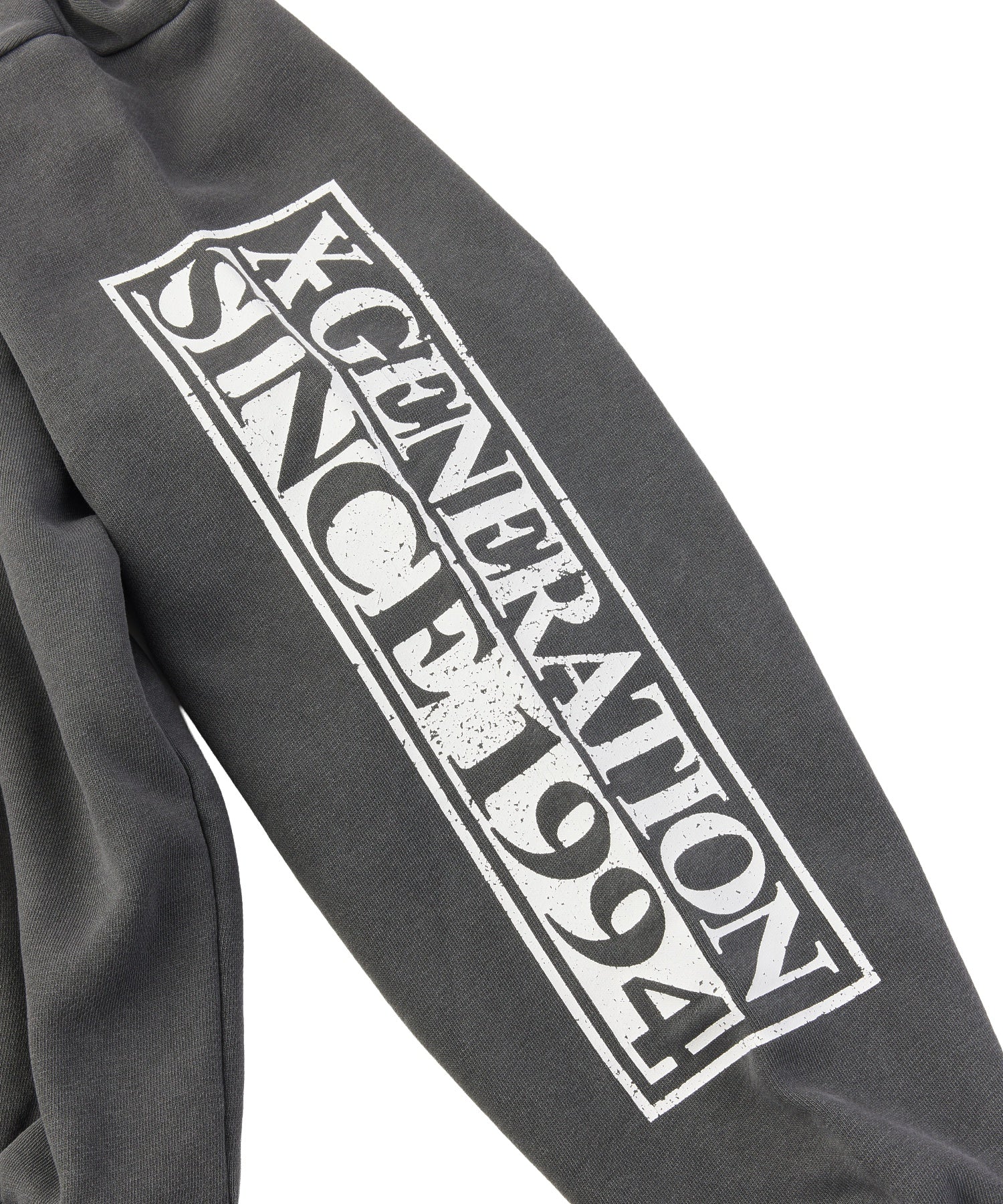 FADED MIX LOGO SWEAT HOODIE