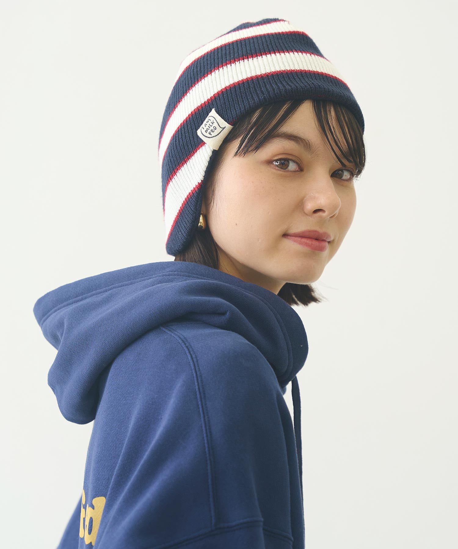 STRIPED KNIT CAP