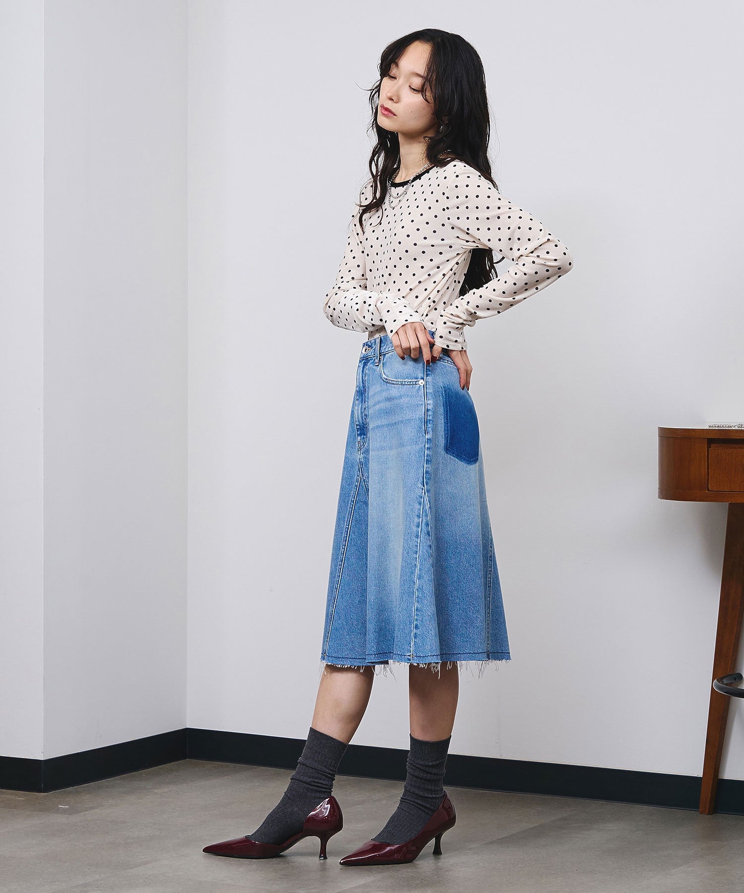 model:161cm 着用サイズ:ONE SIZE